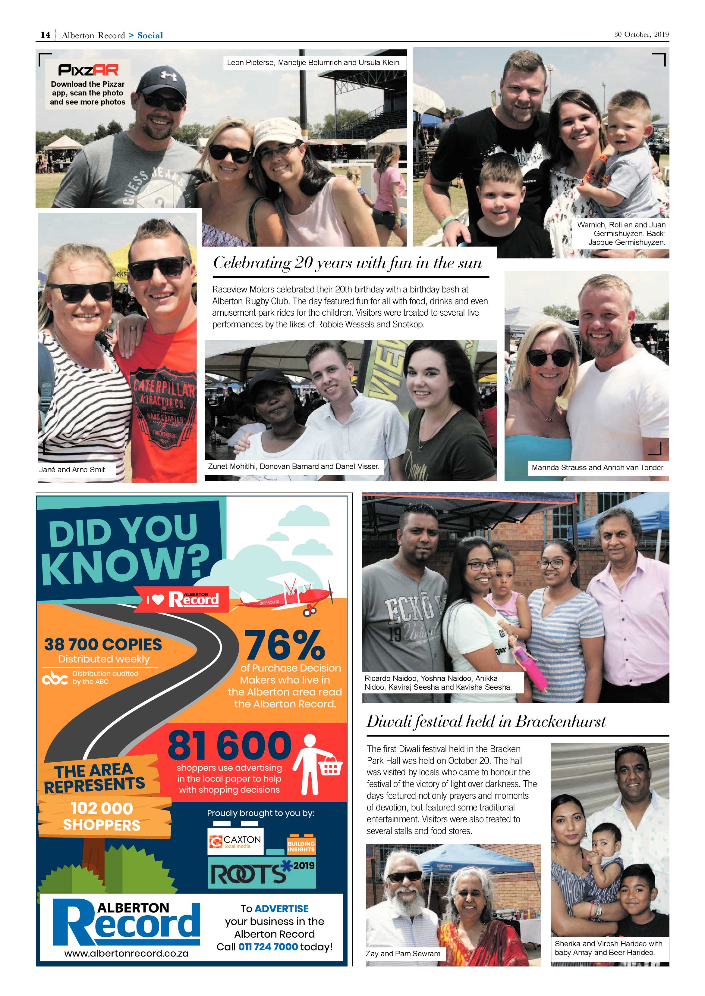 Alberton Record 30 October 2019 page 15