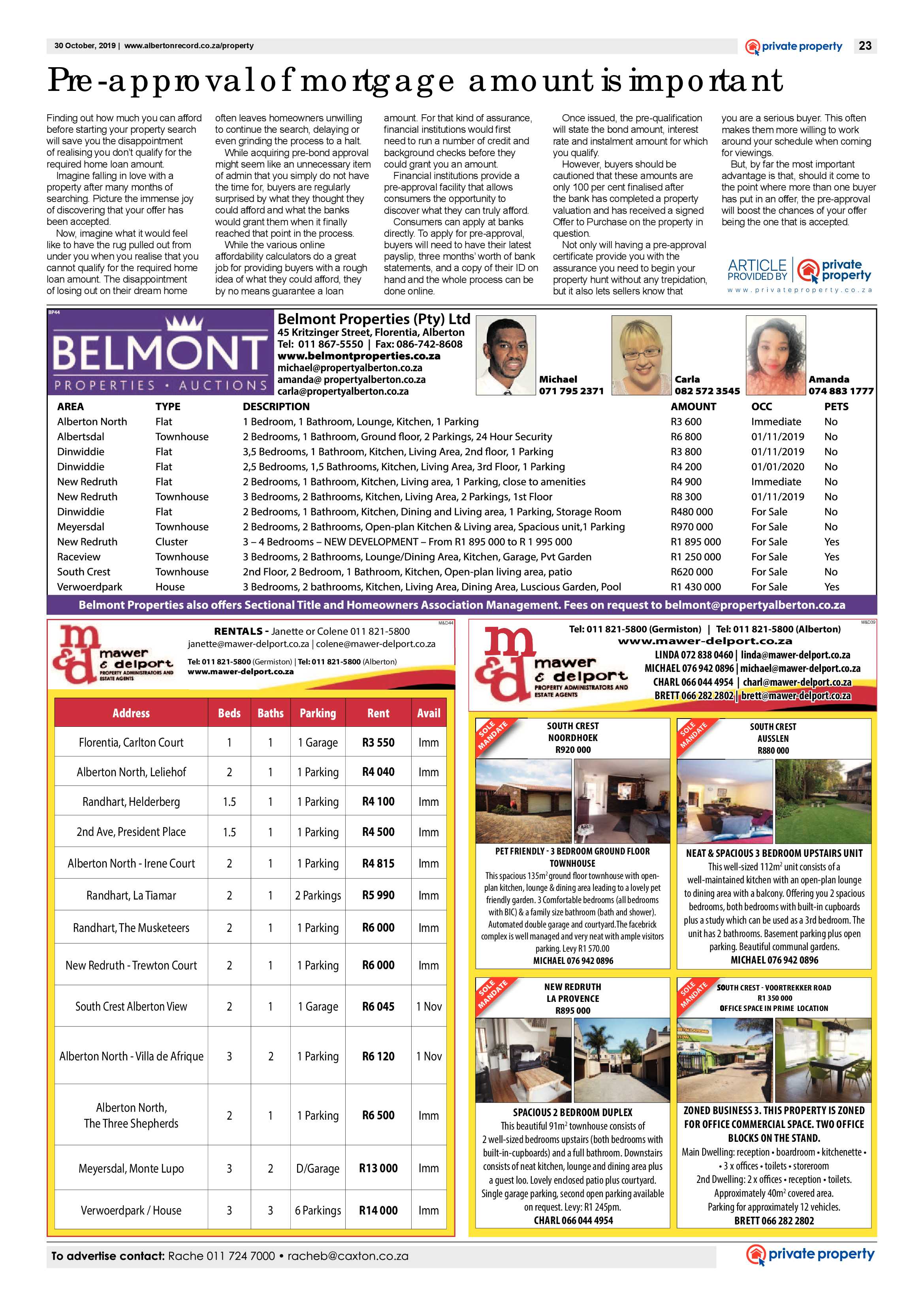 Alberton Record 30 October 2019 page 24