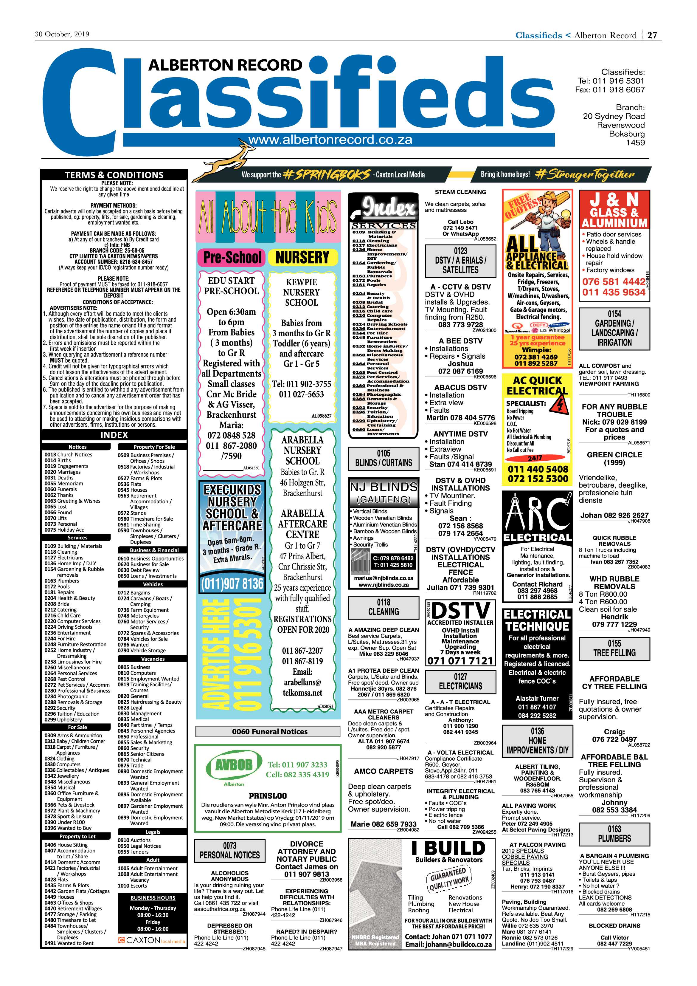 Alberton Record 30 October 2019 page 28