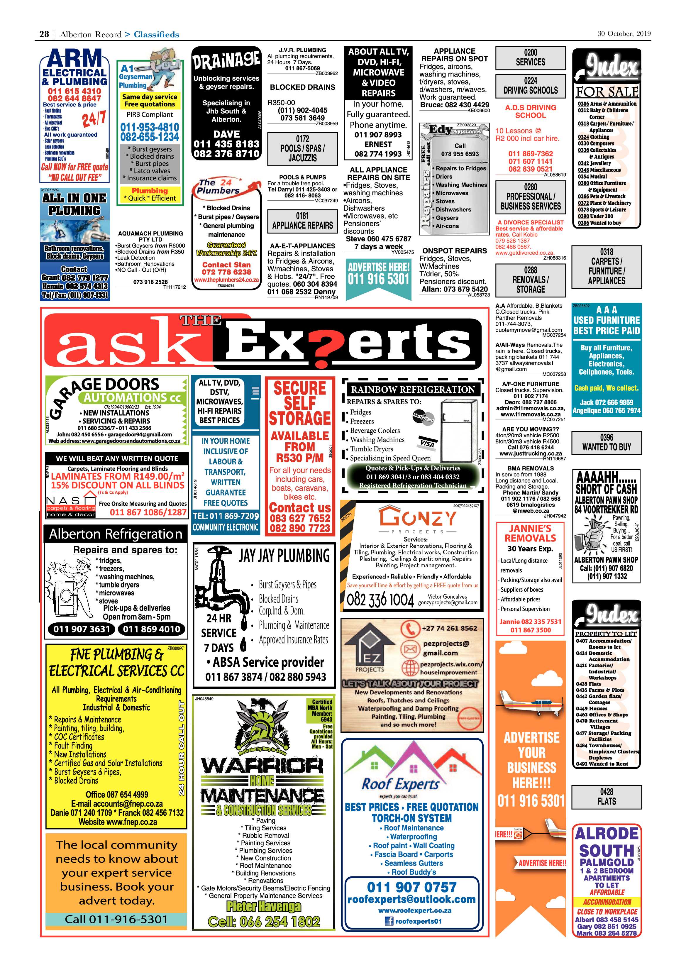 Alberton Record 30 October 2019 page 29