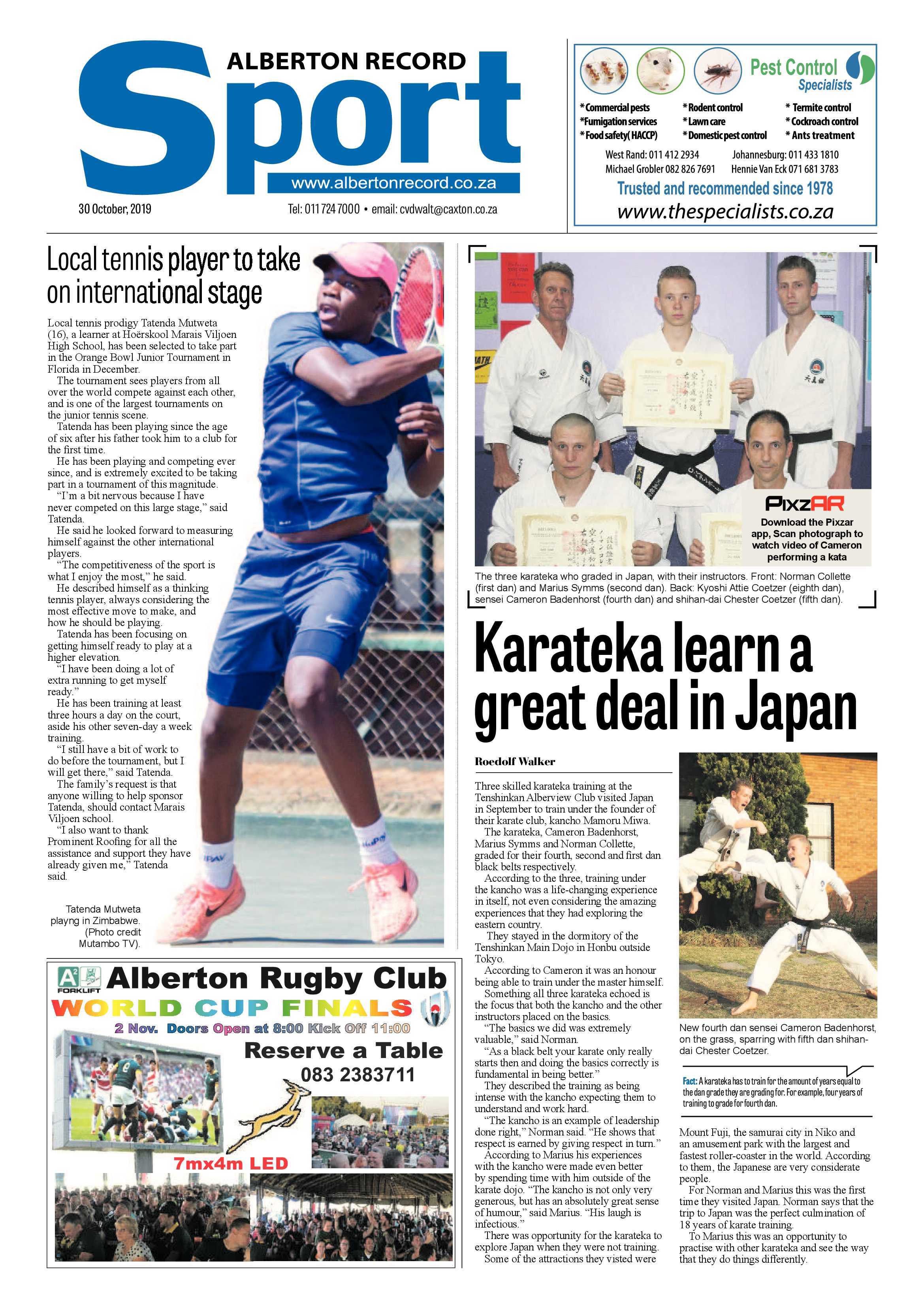 Alberton Record 30 October 2019 page 33