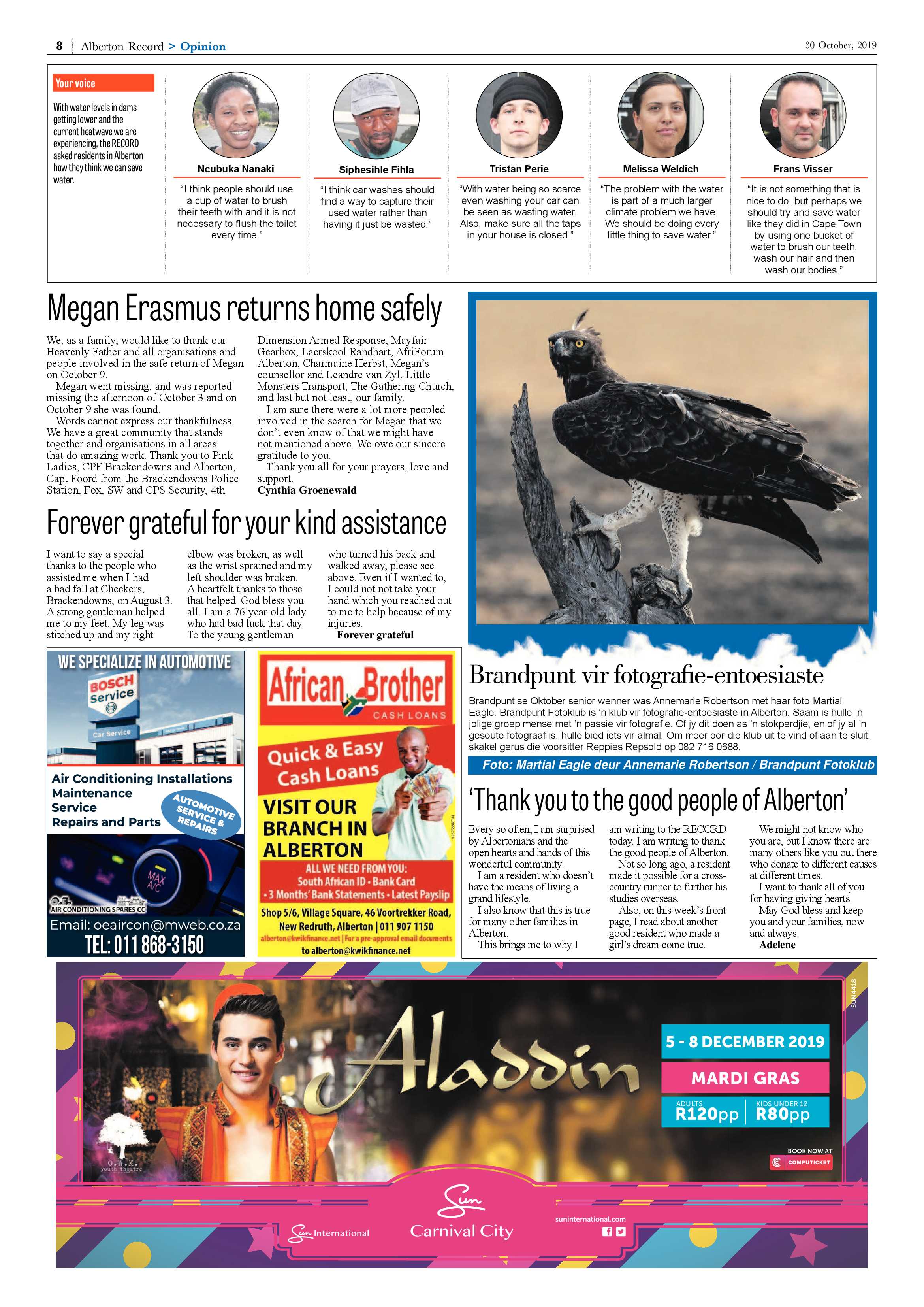Alberton Record 30 October 2019 page 8
