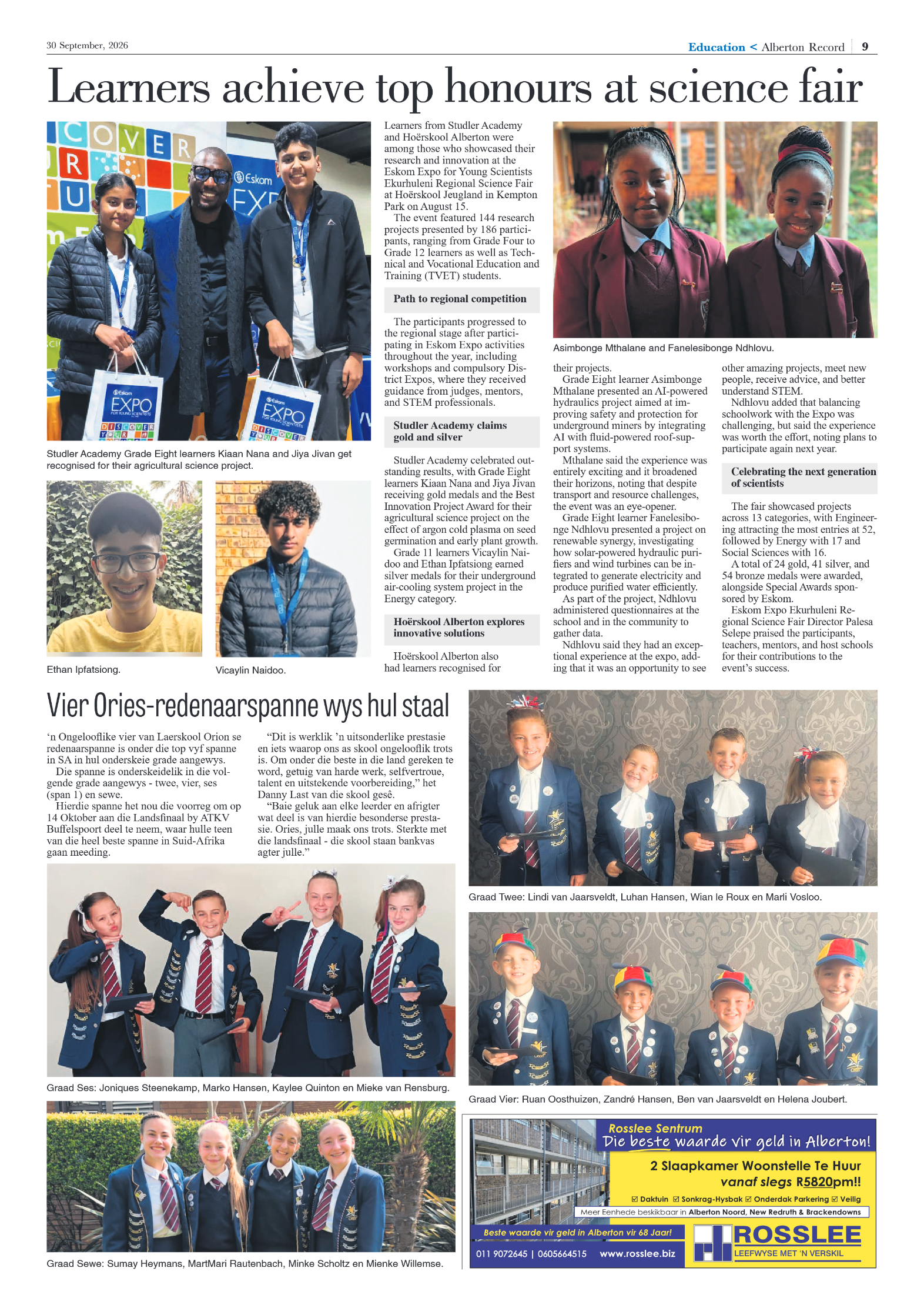 Alberton Record 30 September 2026 page 9