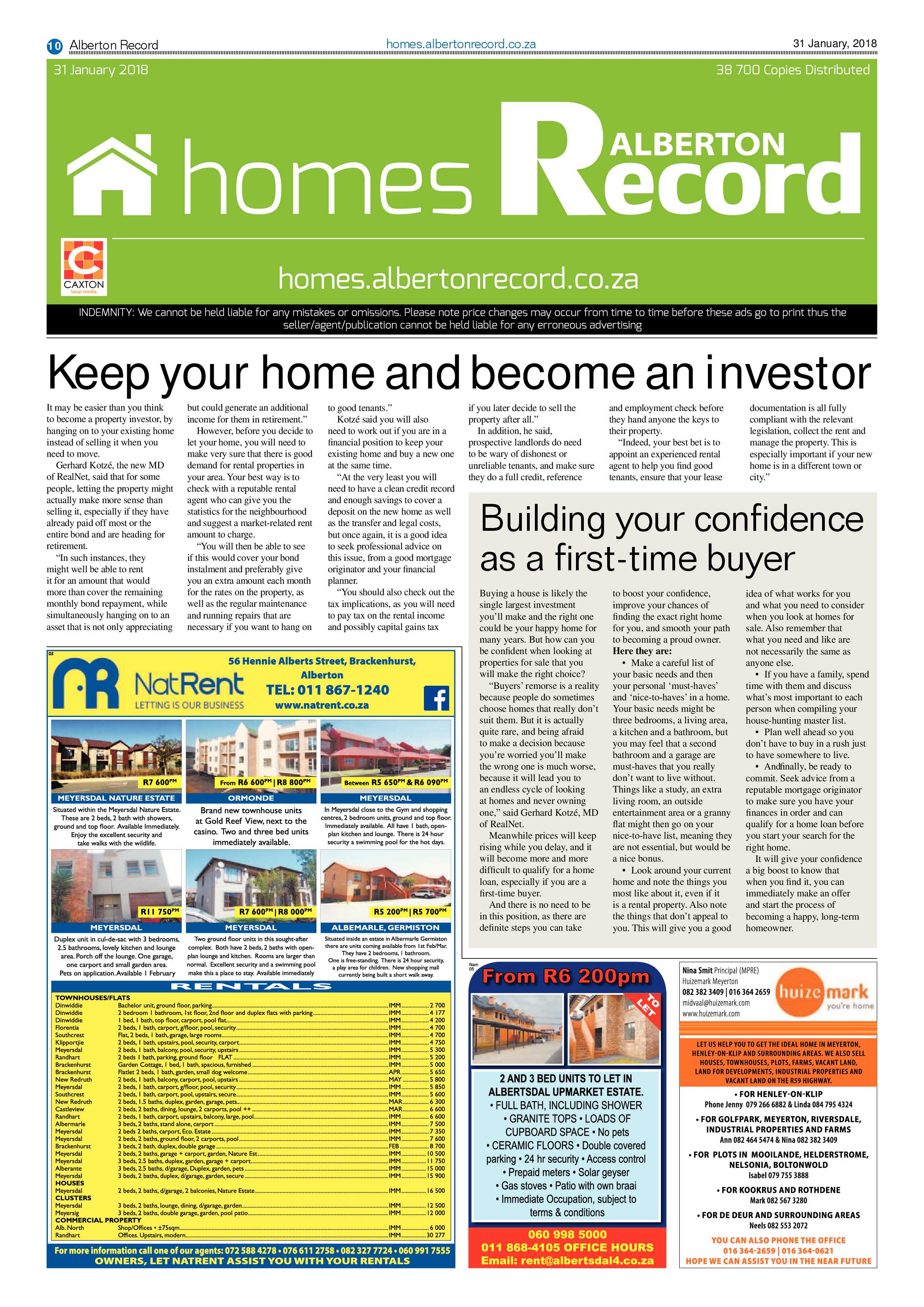 Alberton Record 31 January 2018 page 10