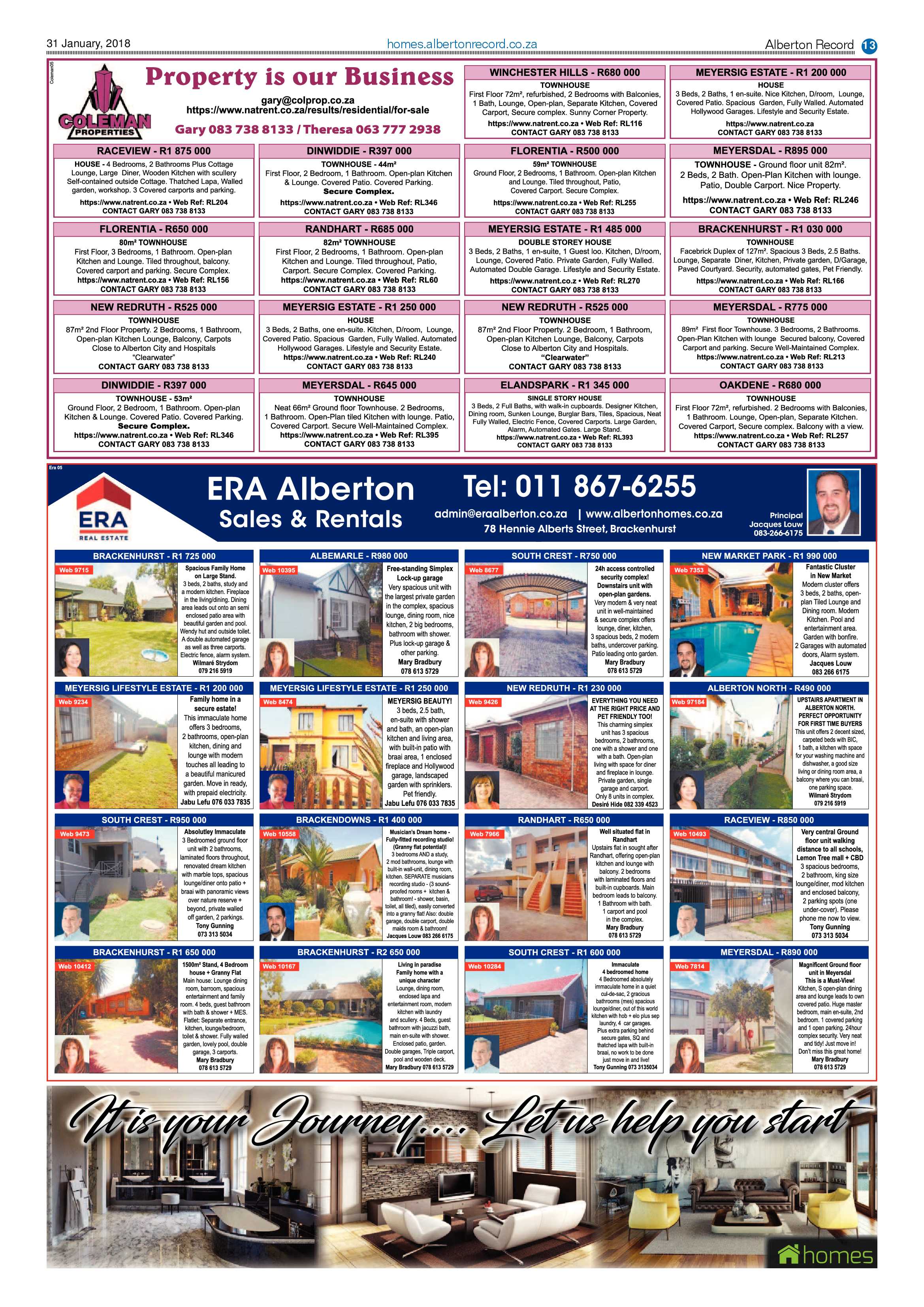 Alberton Record 31 January 2018 page 13