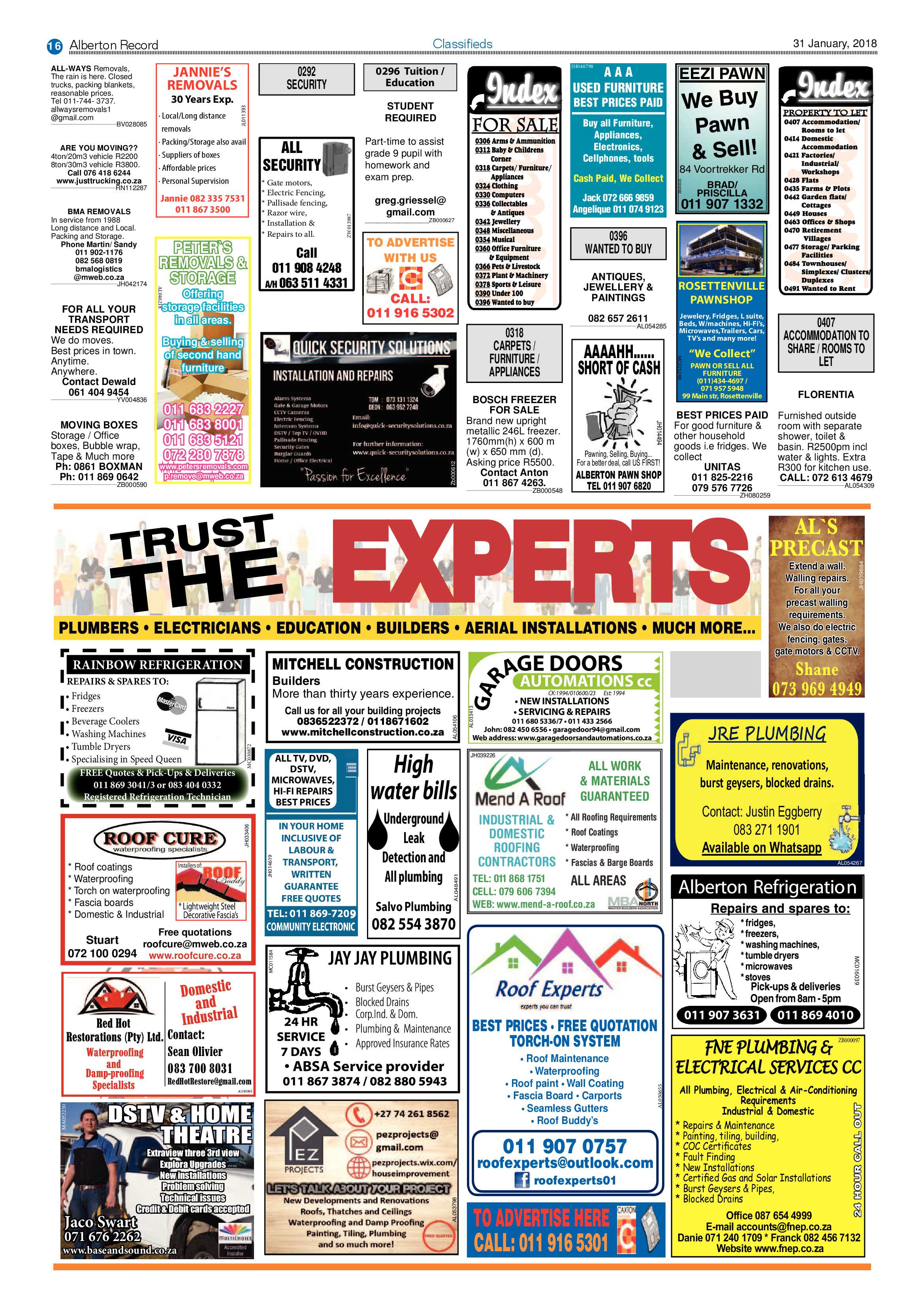 Alberton Record 31 January 2018 page 16