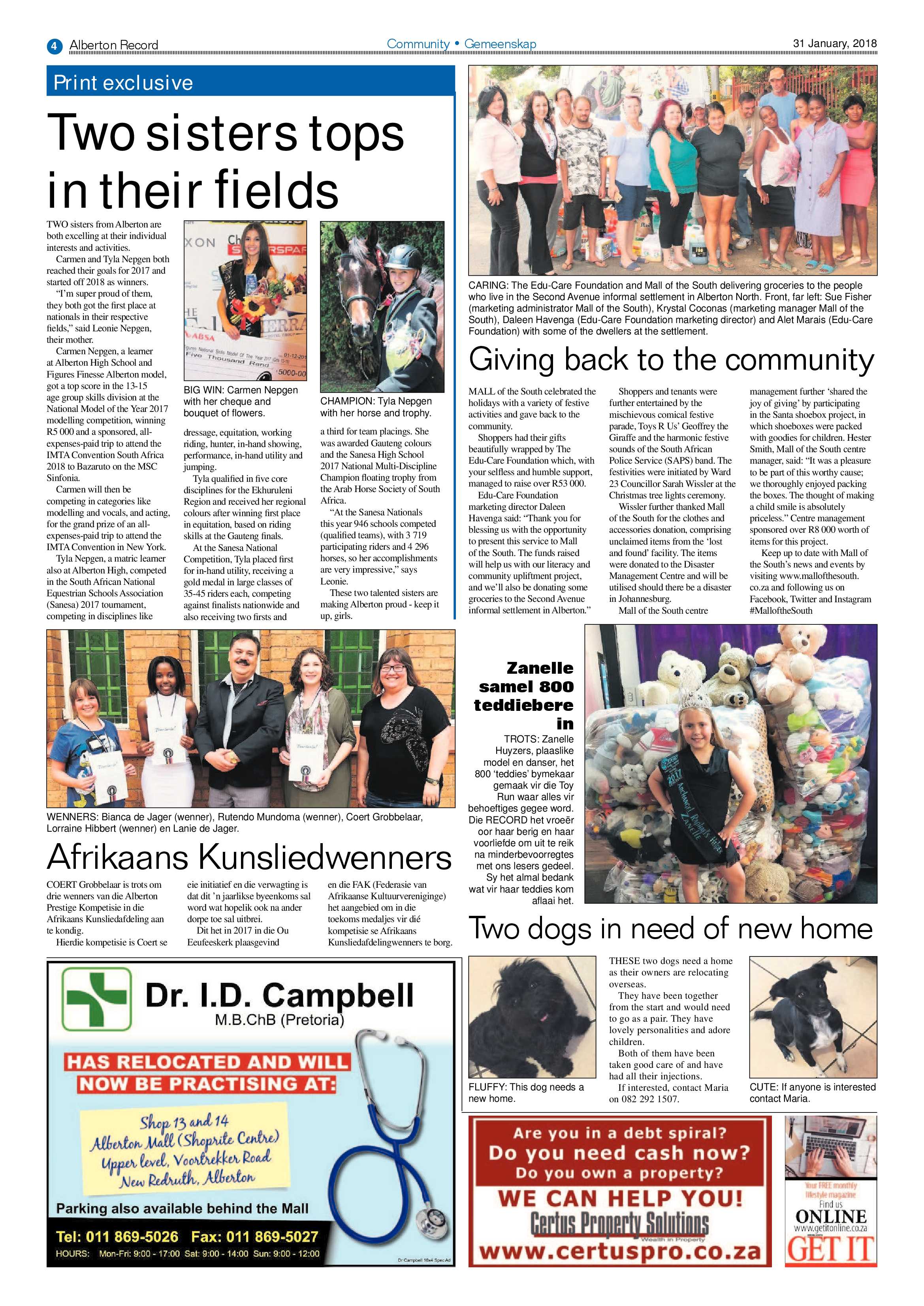 Alberton Record 31 January 2018 page 4