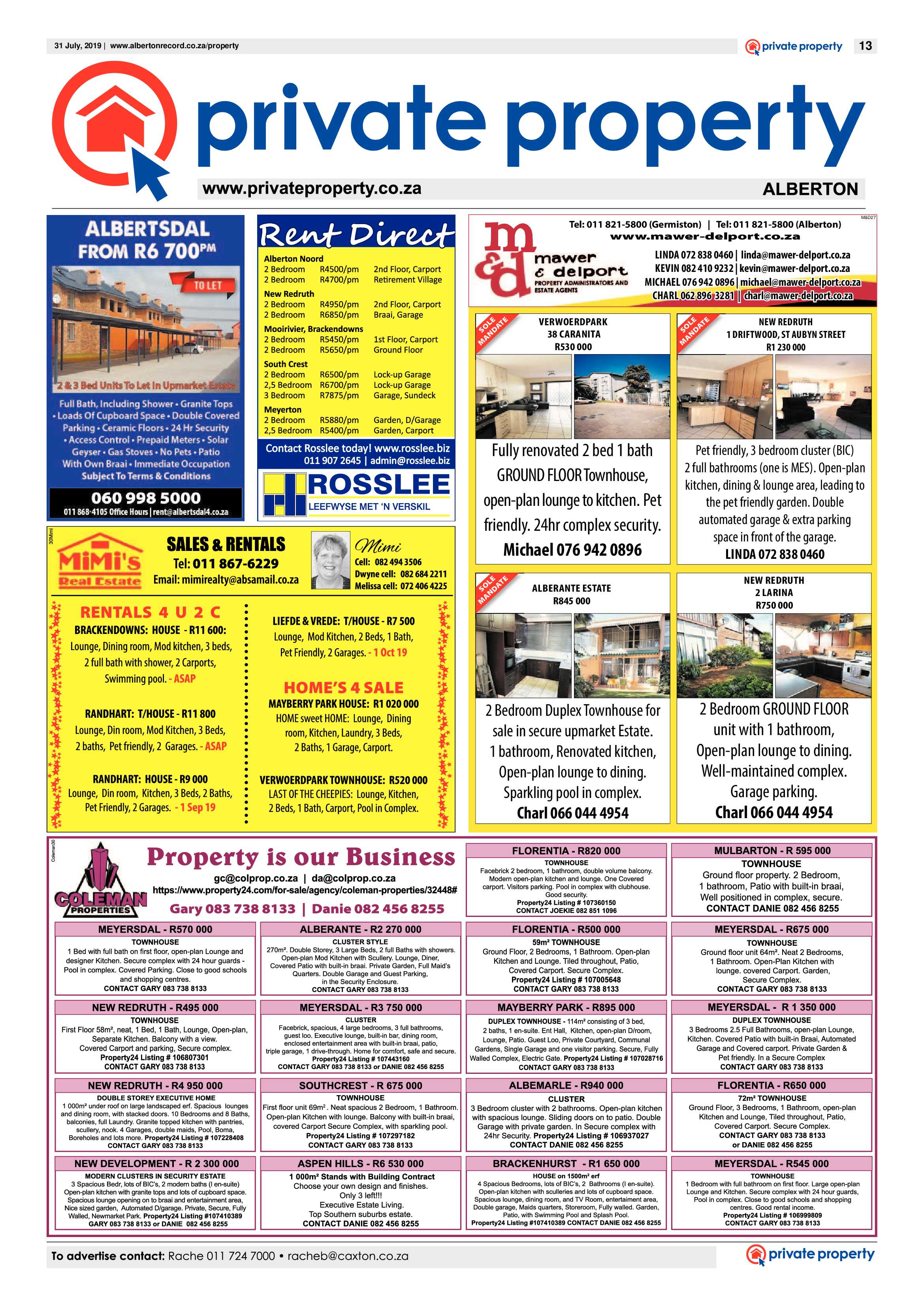 Alberton Record 31 July 2019 page 17