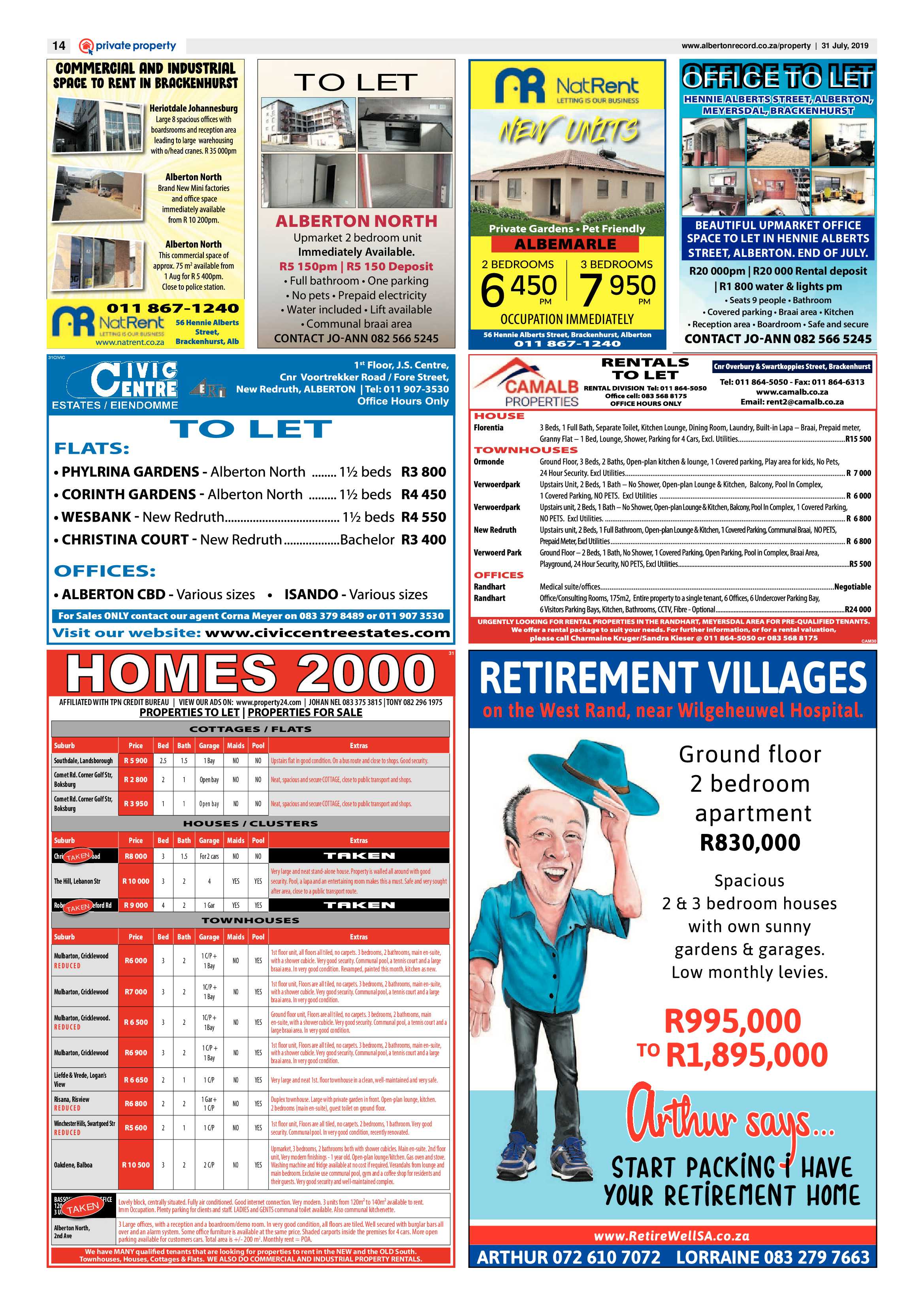 Alberton Record 31 July 2019 page 18