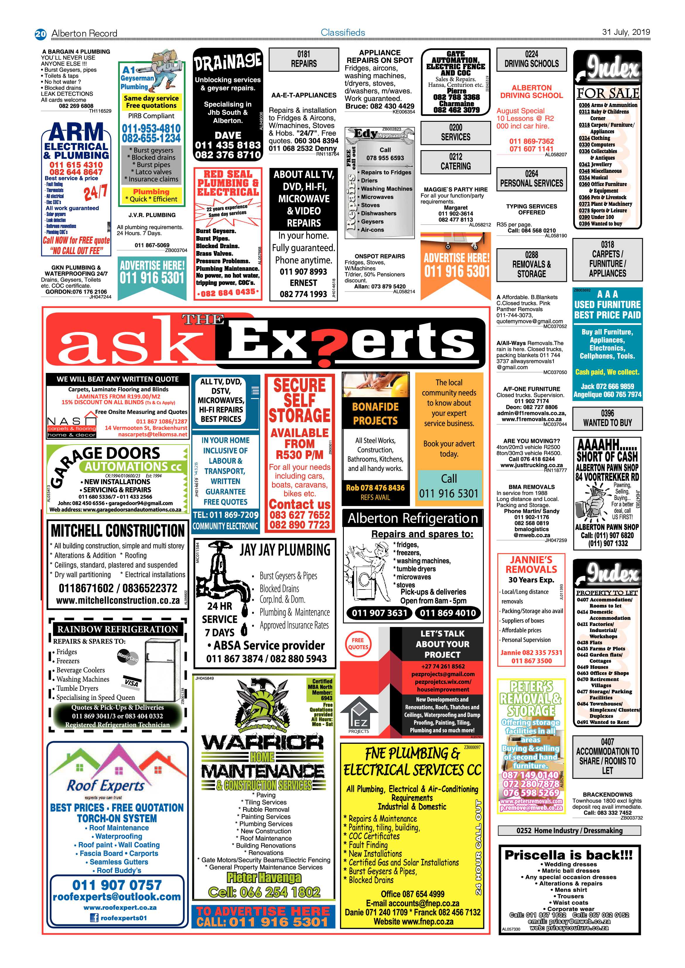 Alberton Record 31 July 2019 page 24