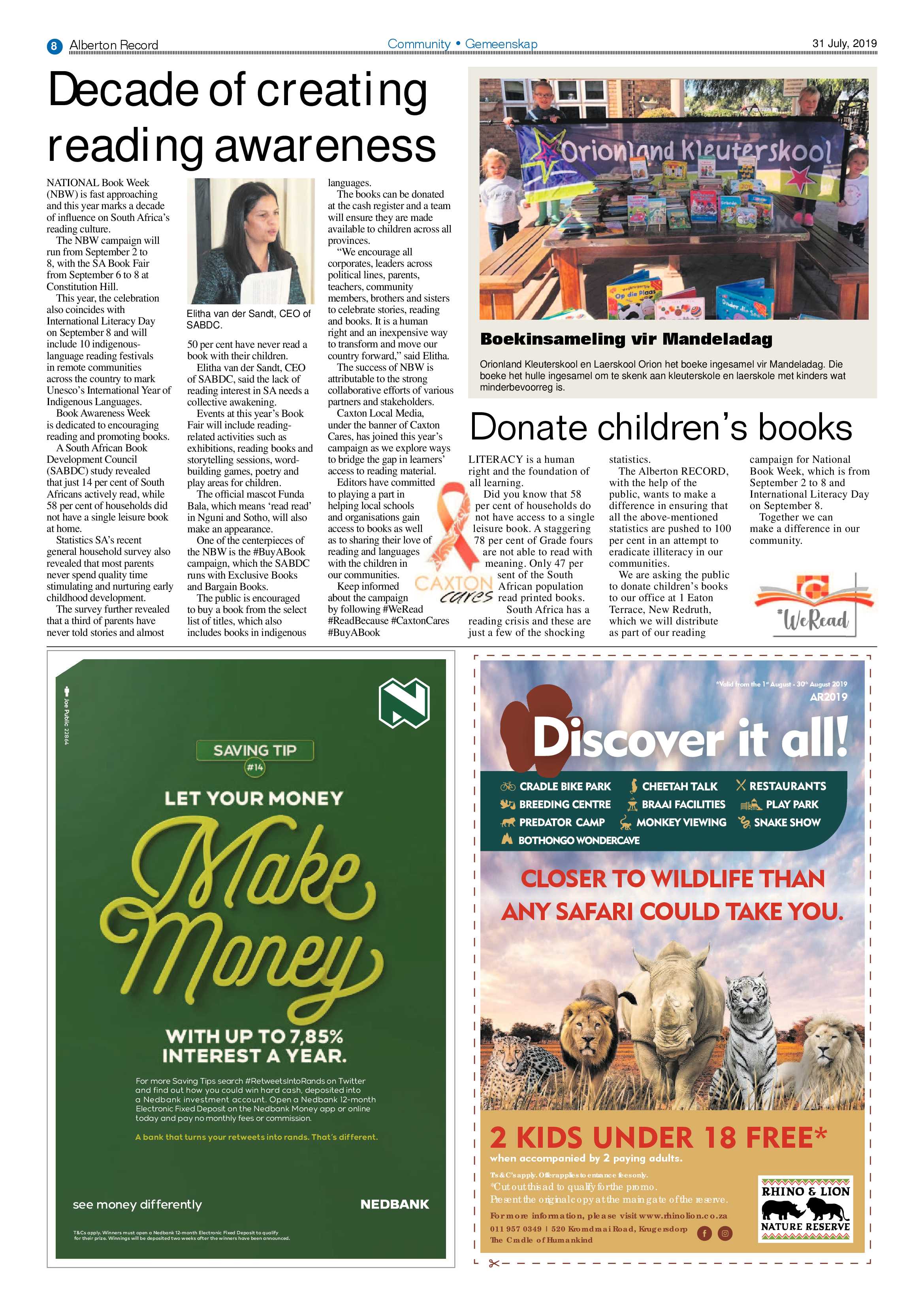 Alberton Record 31 July 2019 page 8