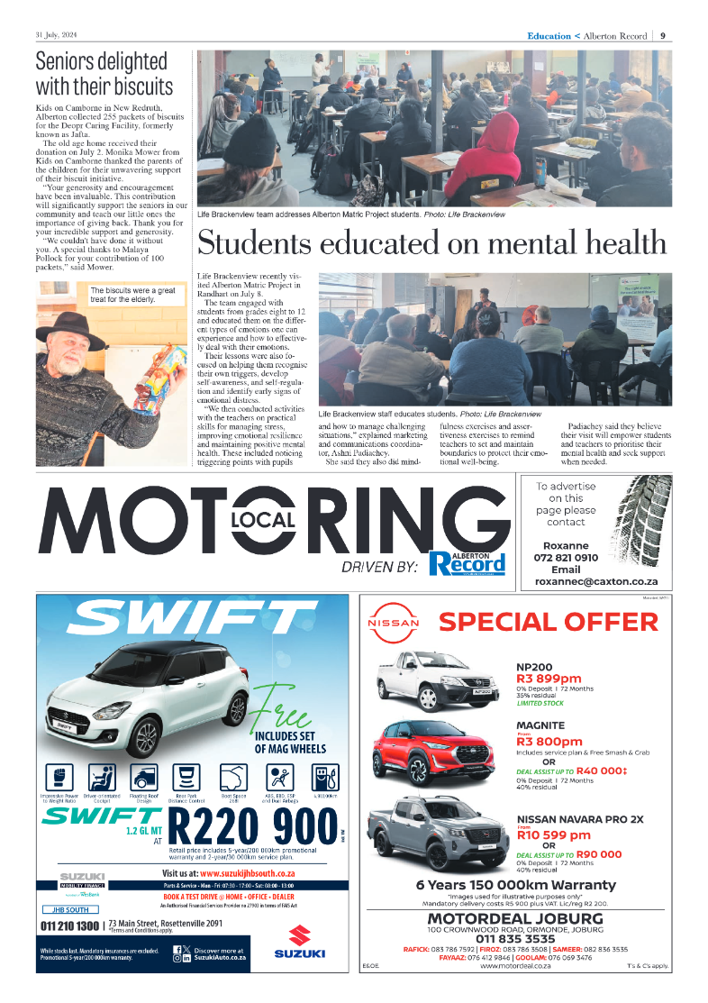 Alberton Record 31 July 2024 page 17