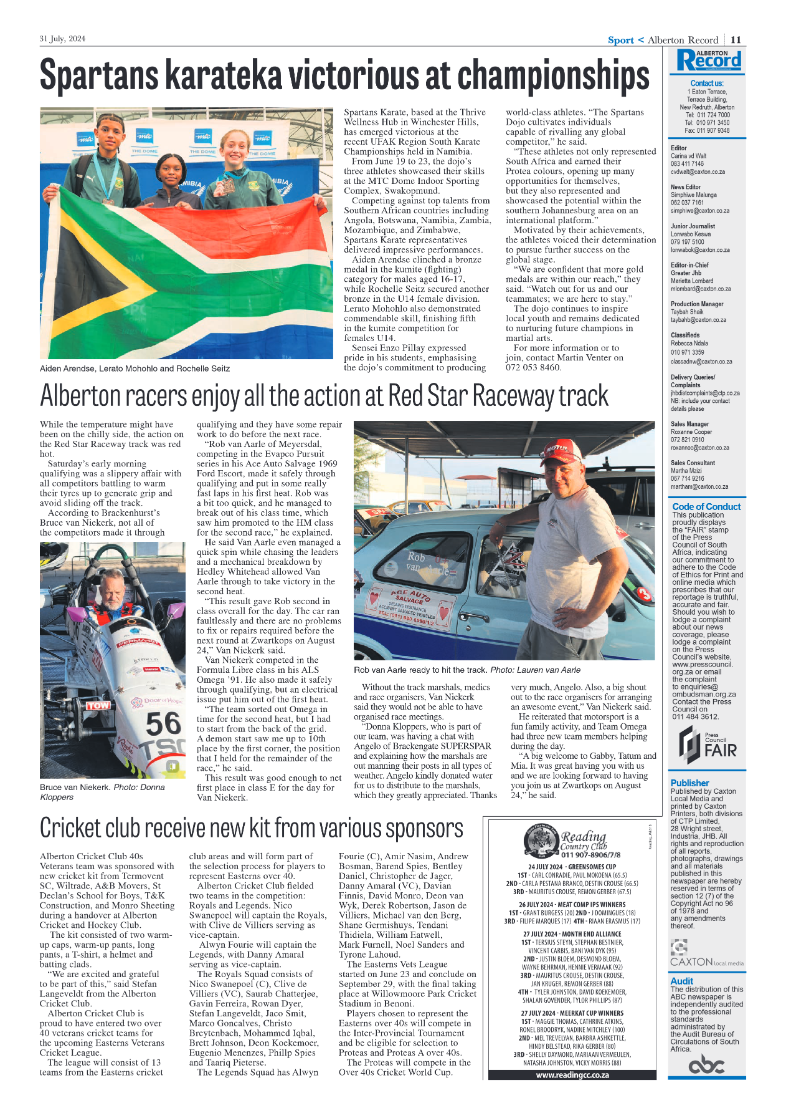 Alberton Record 31 July 2024 page 19