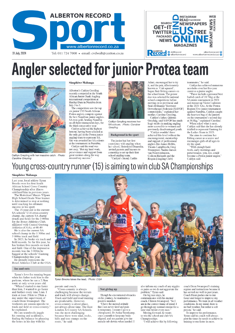 Alberton Record 31 July 2024 page 20
