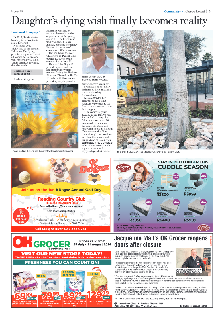 Alberton Record 31 July 2024 page 3