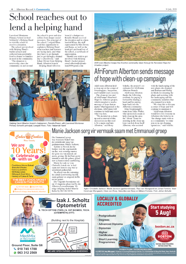 Alberton Record 31 July 2024 page 4