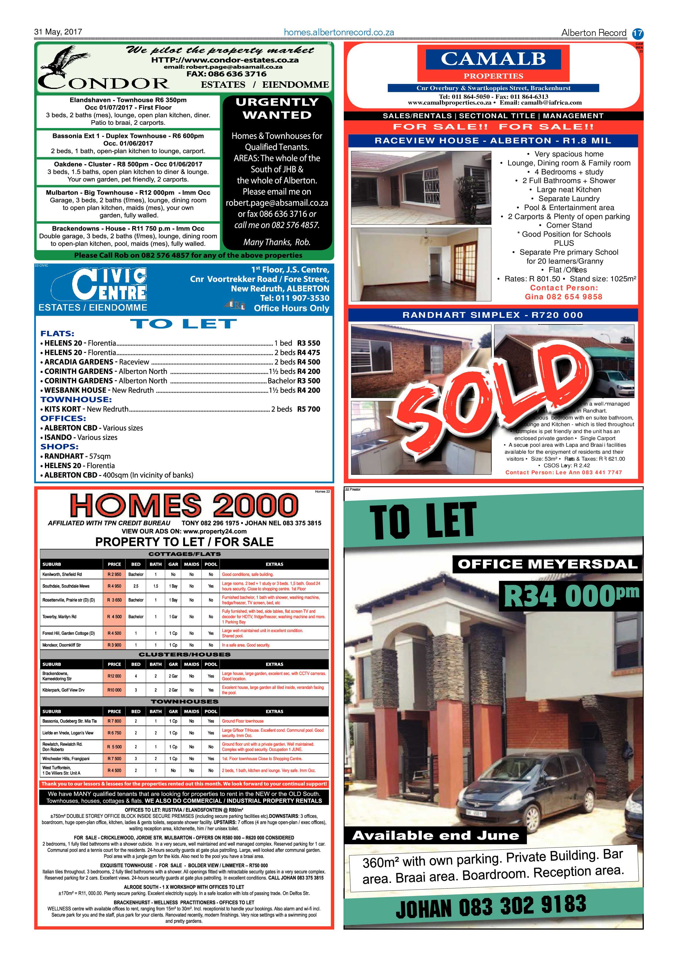Alberton Record 31 May 2017 page 17