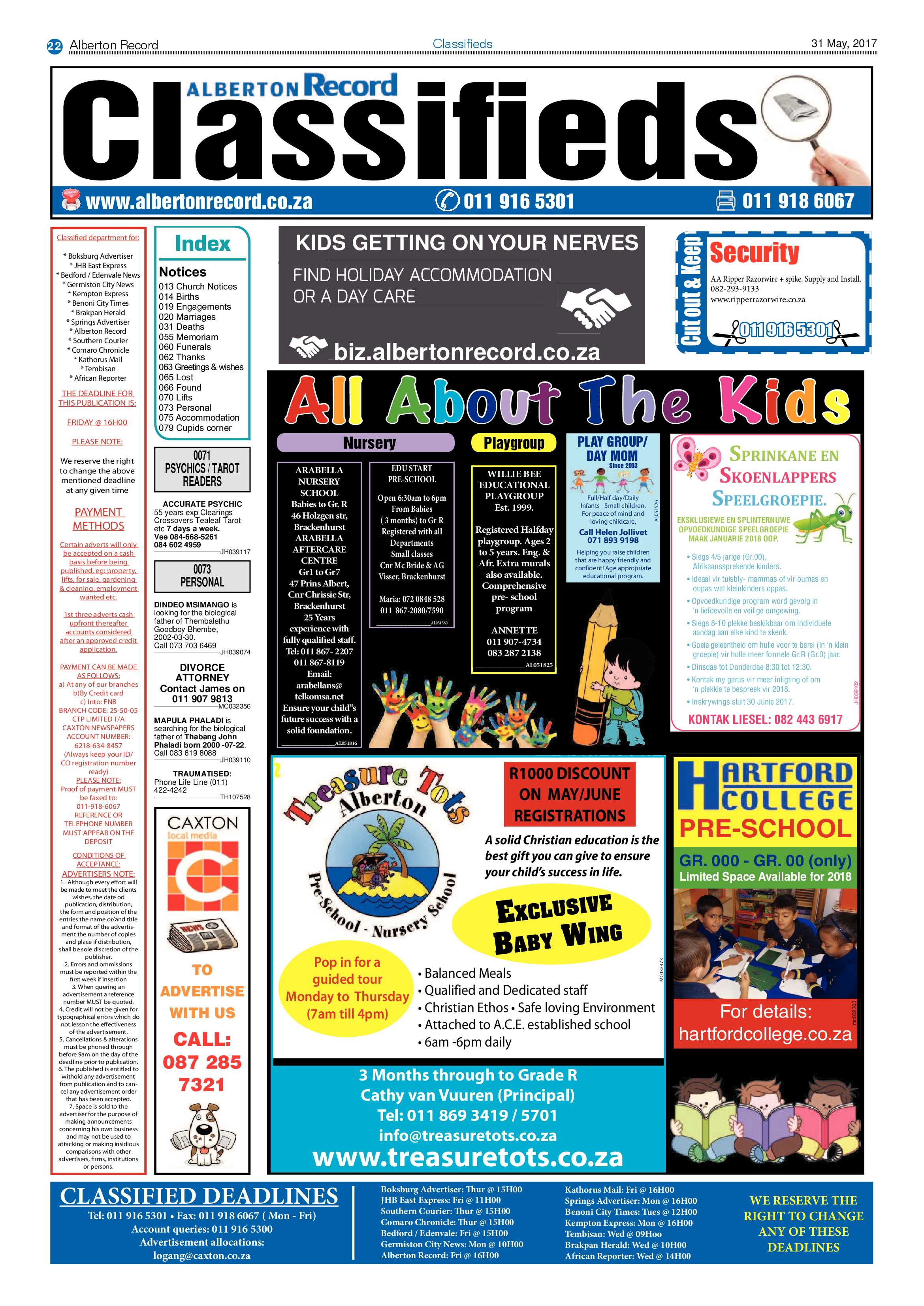 Alberton Record 31 May 2017 page 22