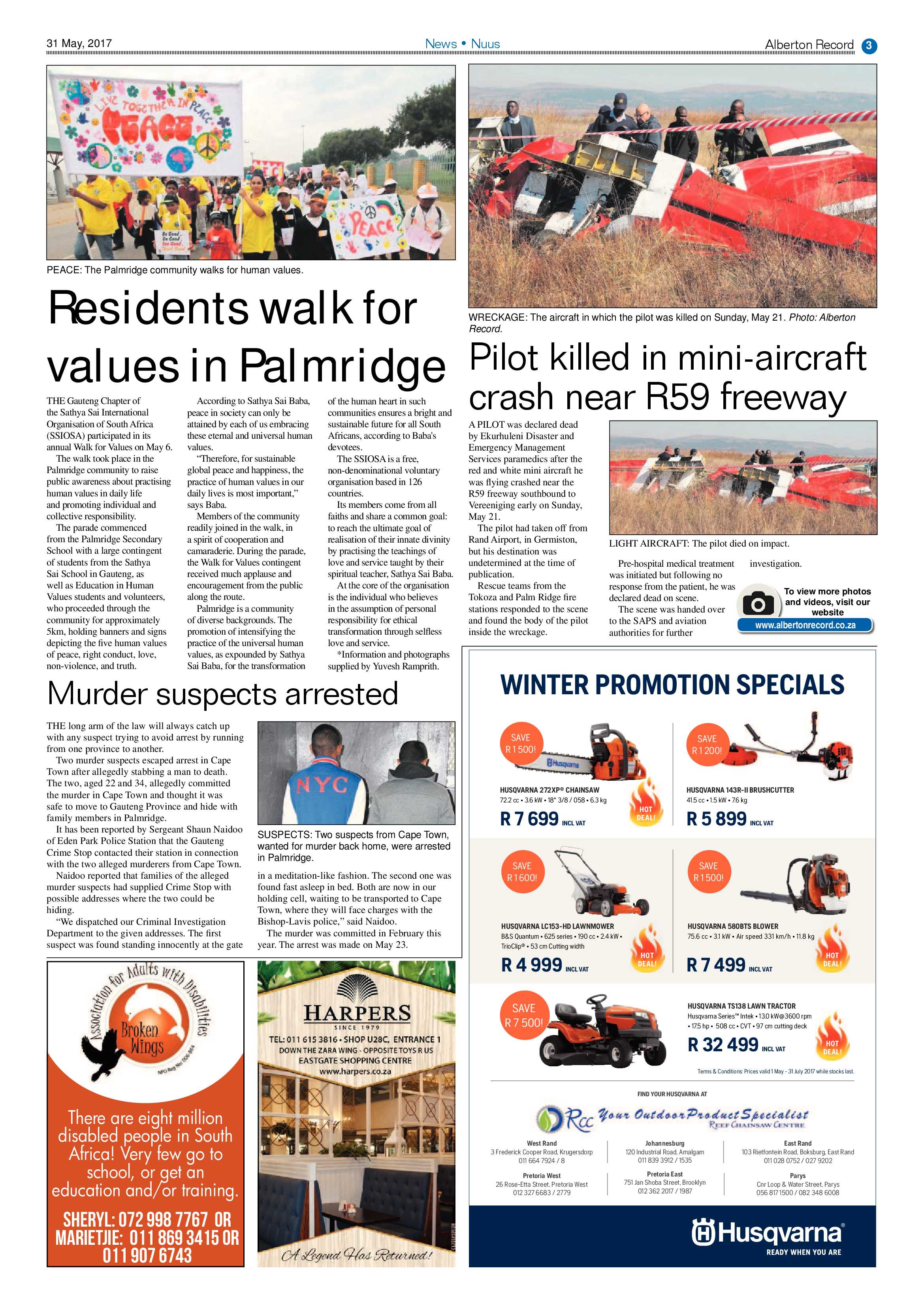 Alberton Record 31 May 2017 page 3