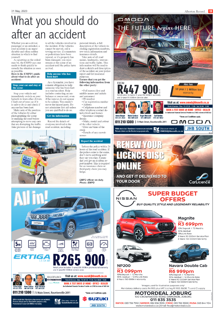Alberton Record 31 May 2023 page 13