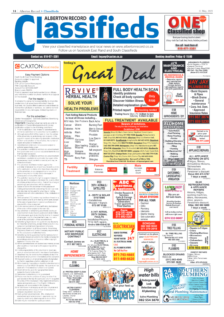Alberton Record 31 May 2023 page 14