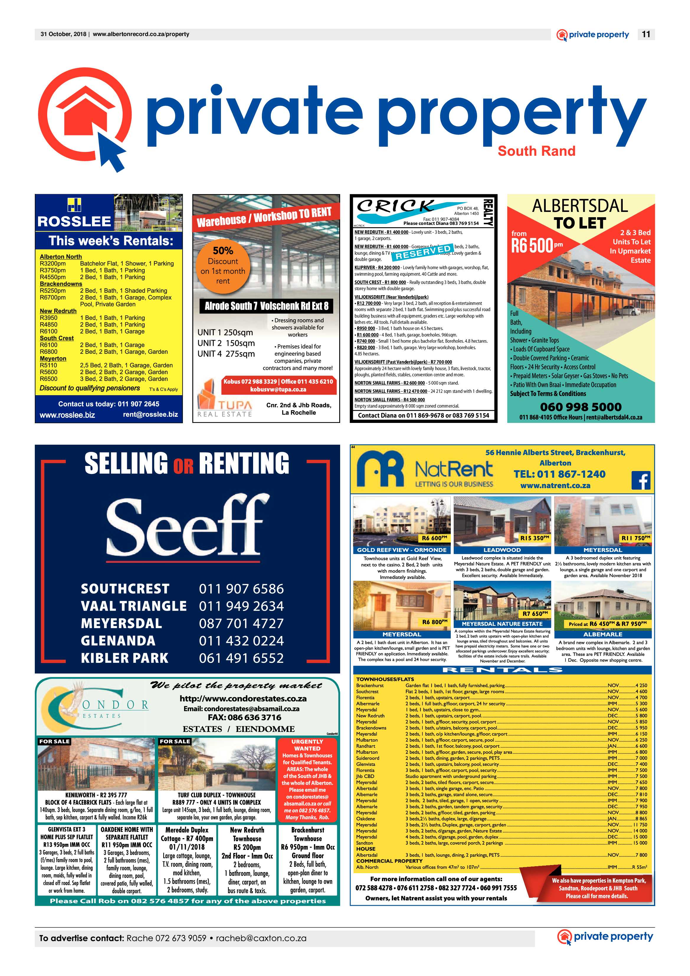Alberton Record 31 October 2018 page 11