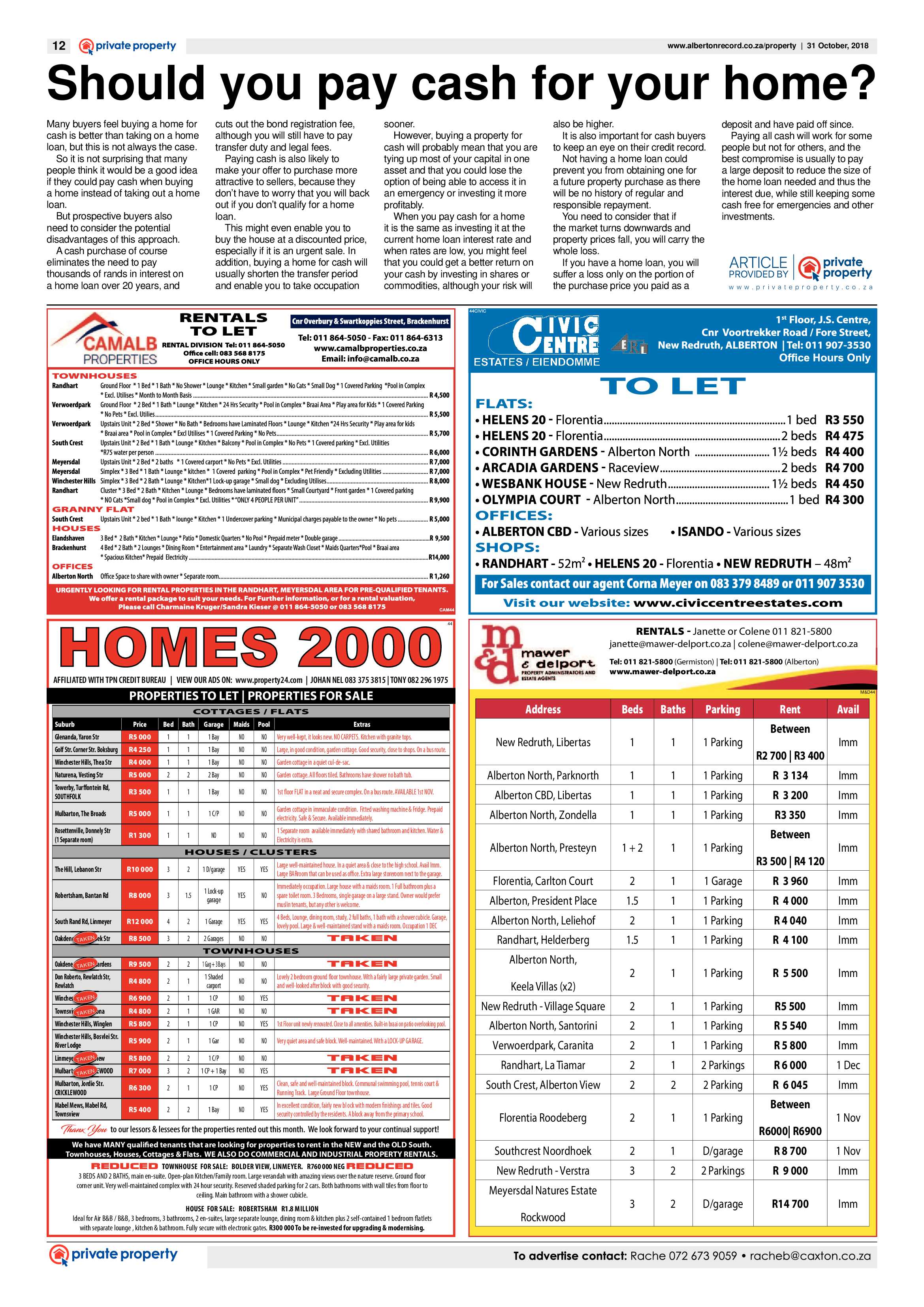 Alberton Record 31 October 2018 page 12