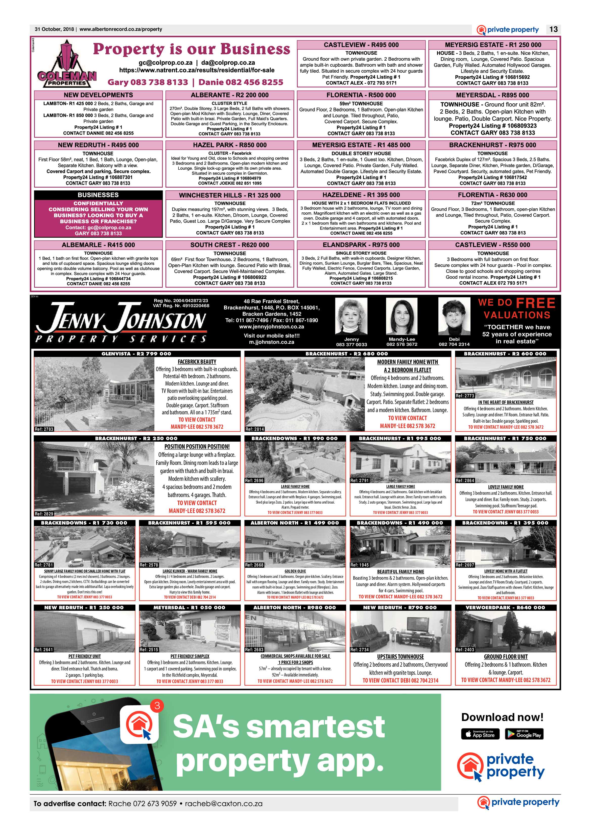 Alberton Record 31 October 2018 page 13