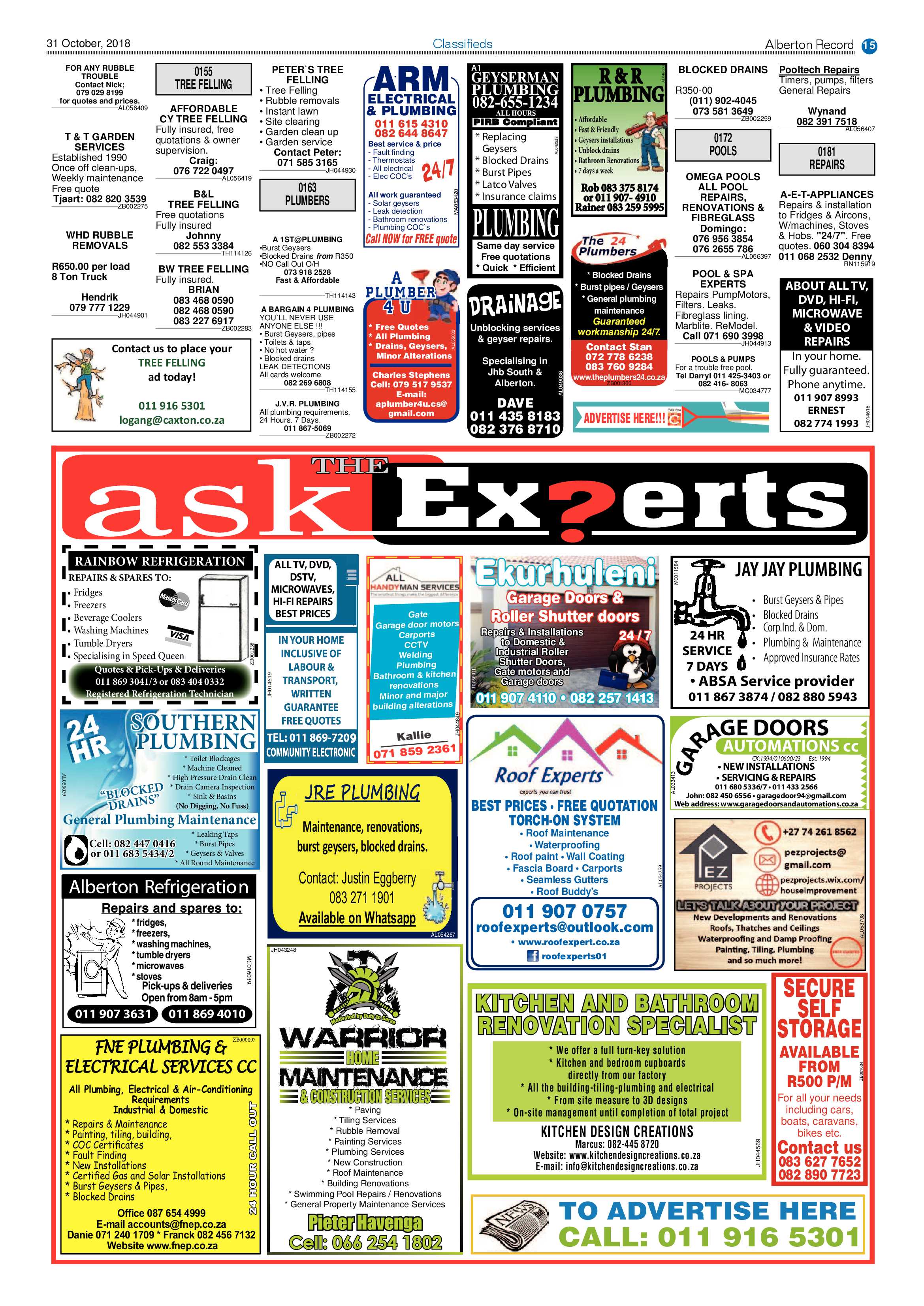 Alberton Record 31 October 2018 page 15