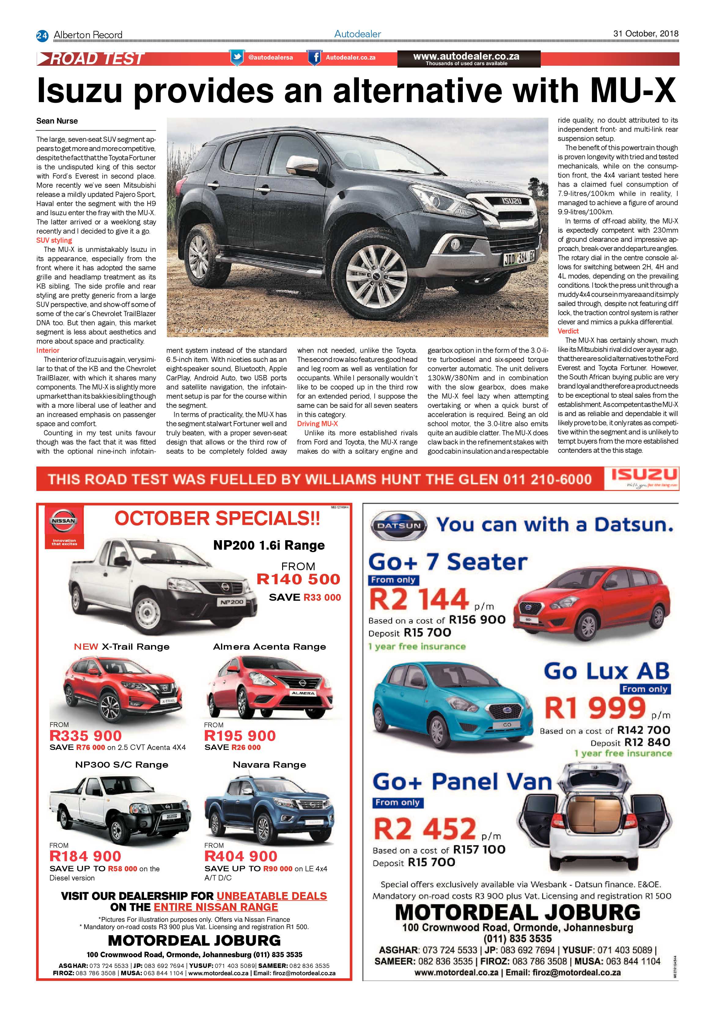 Alberton Record 31 October 2018 page 24