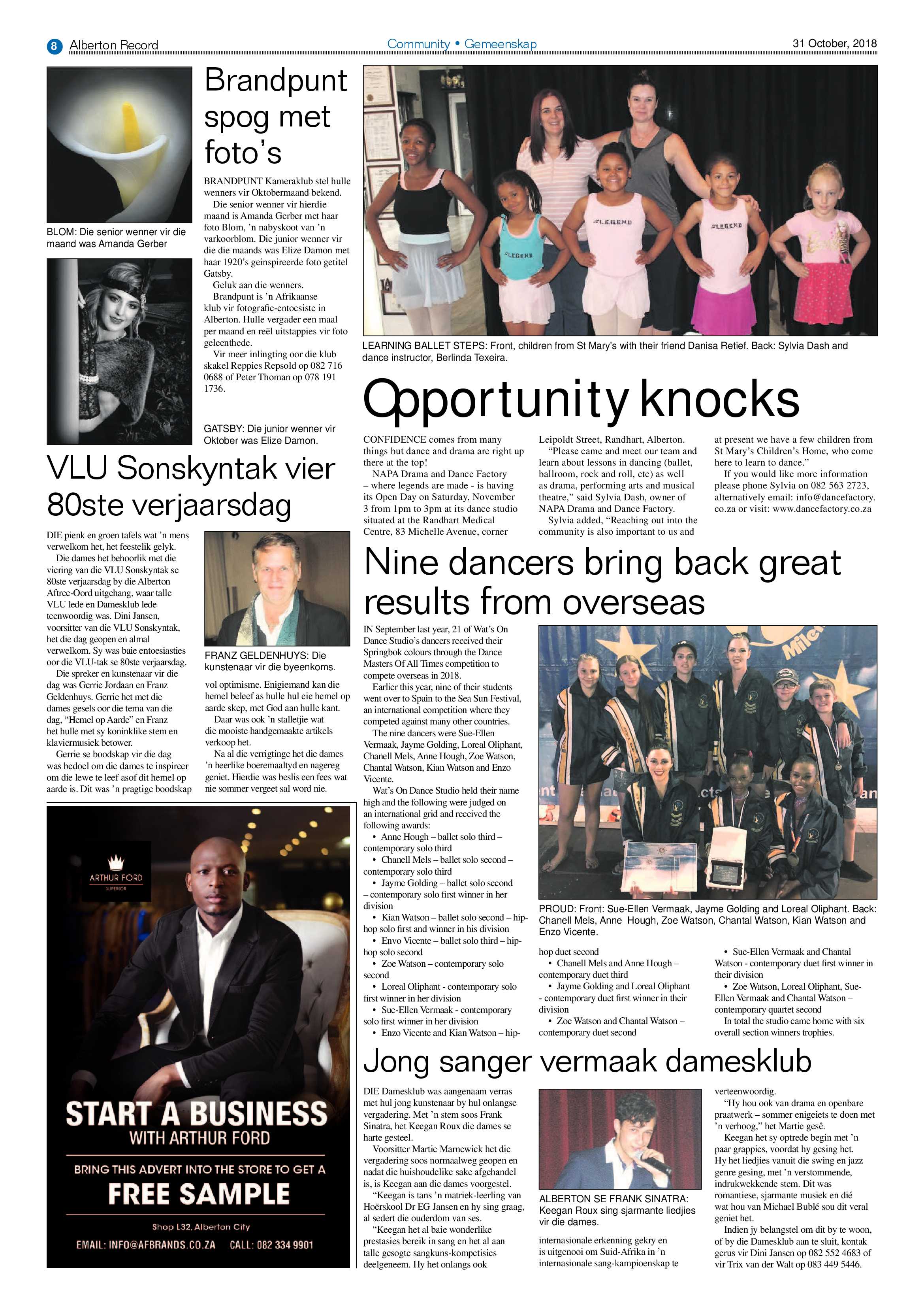 Alberton Record 31 October 2018 page 8