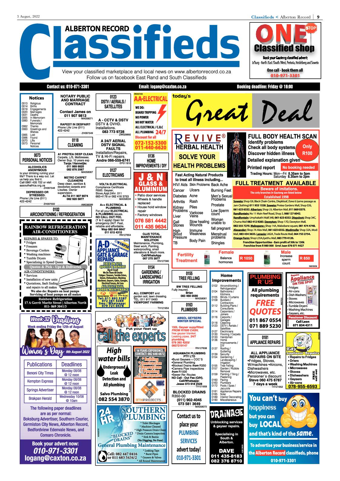 Alberton Record 3 August 2022 page 19