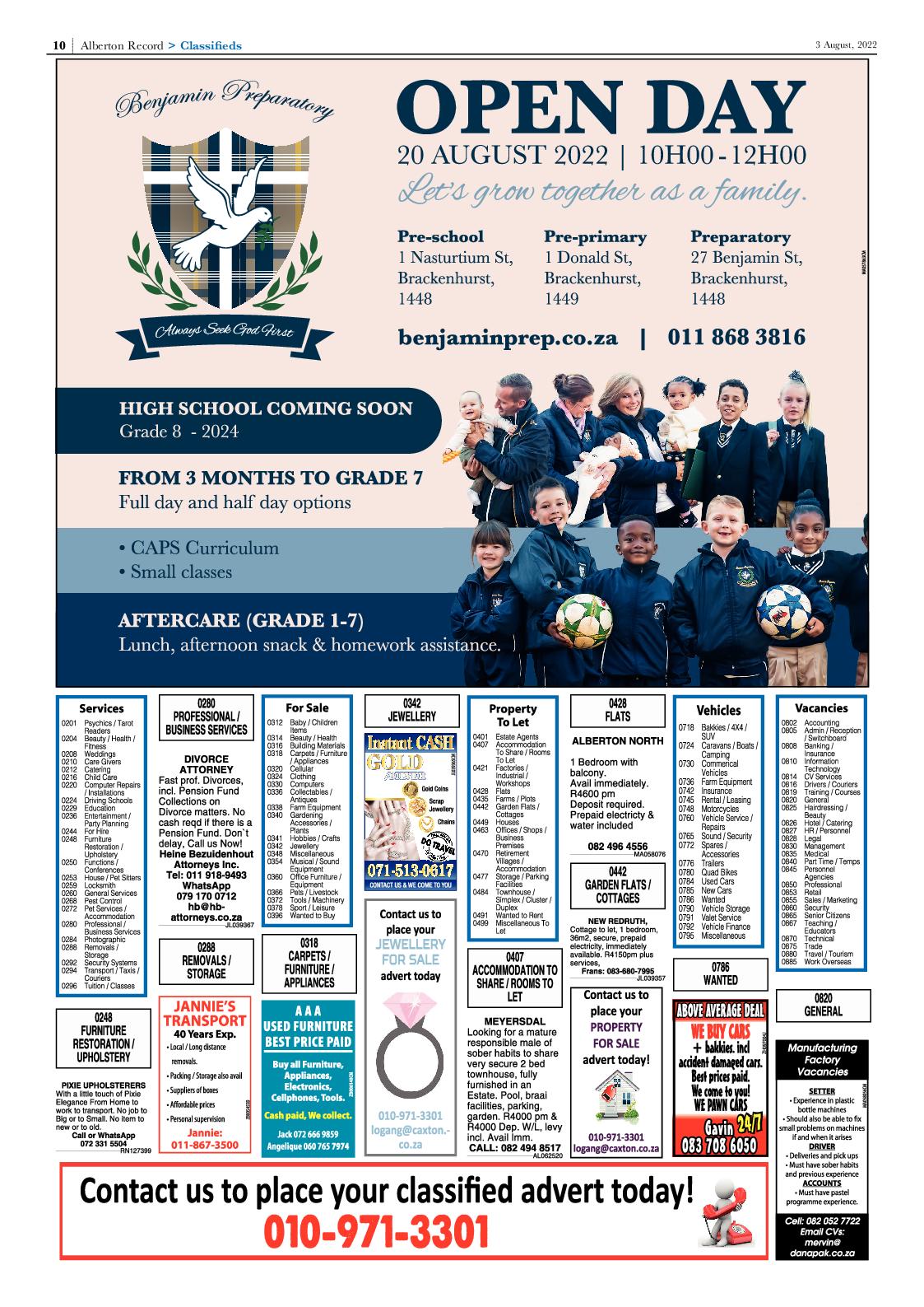 Alberton Record 3 August 2022 page 20
