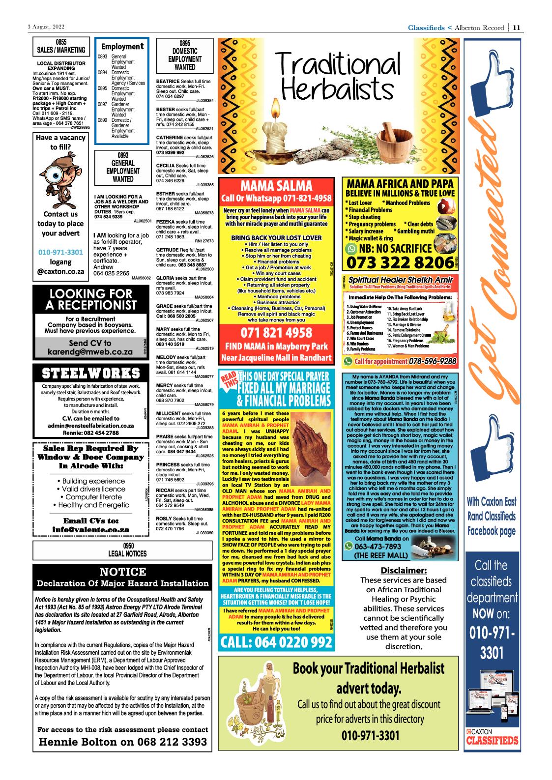 Alberton Record 3 August 2022 page 21