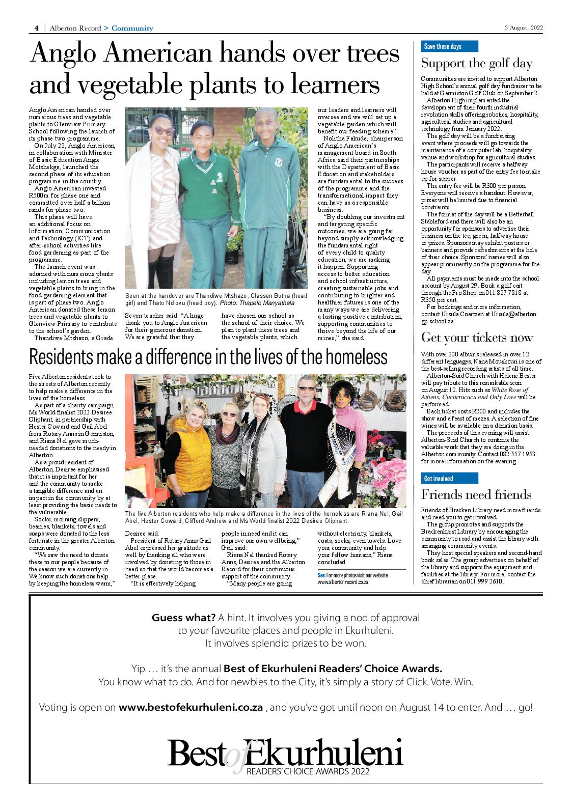 Alberton Record 3 August 2022 page 6