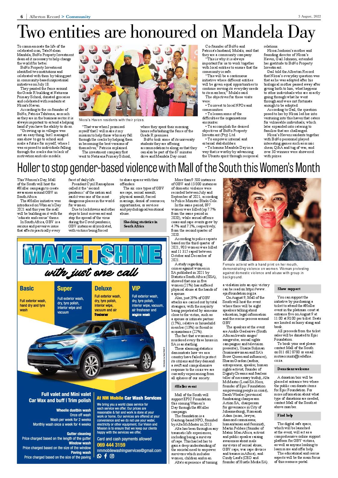 Alberton Record 3 August 2022 page 8