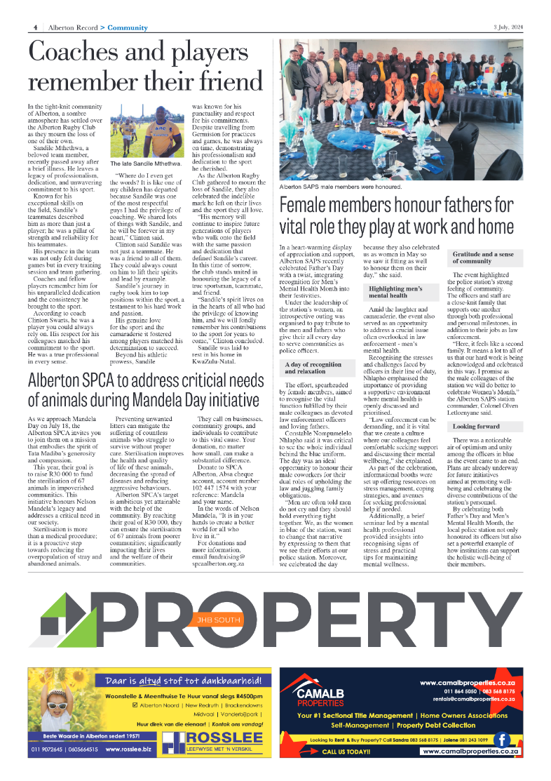 Alberton Record 3 July 2024 page 4