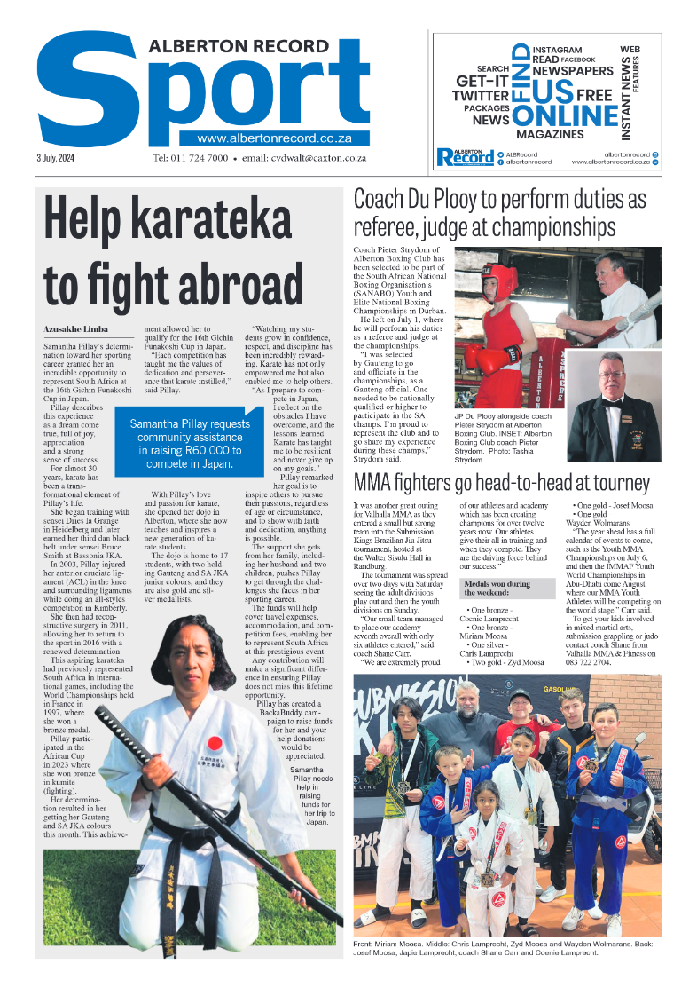 Alberton Record 3 July 2024 page 8