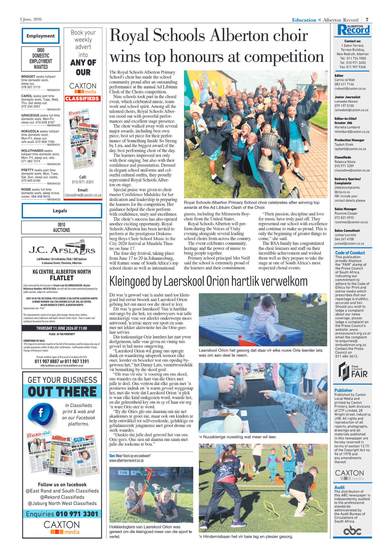 Alberton Record 3 June 2026 page 7