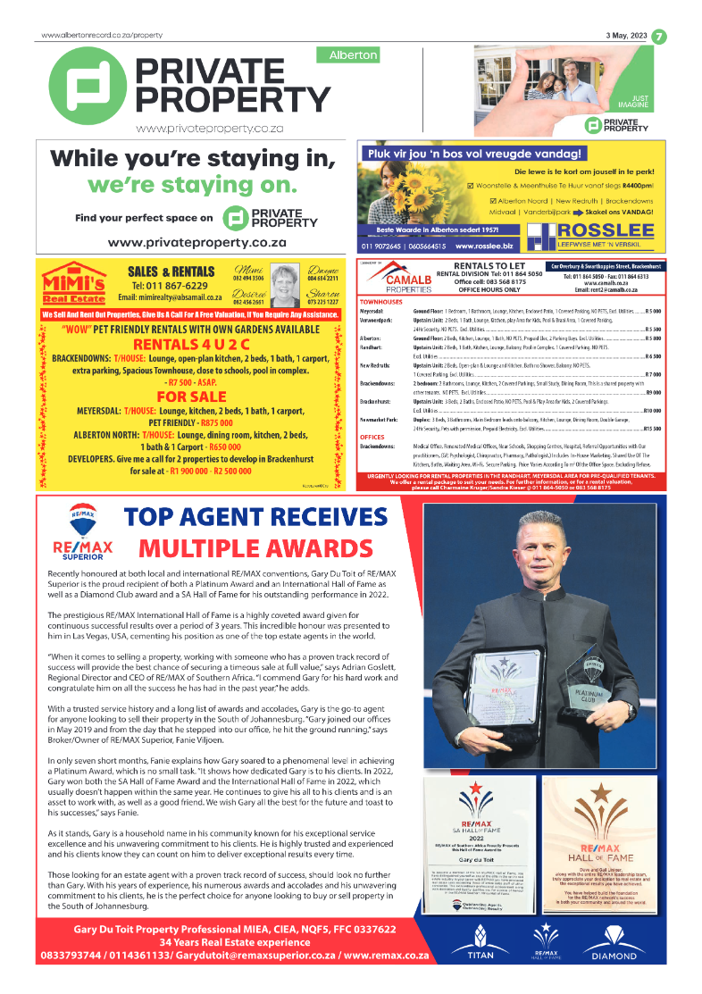 Alberton Record 3 May 2023 page 7