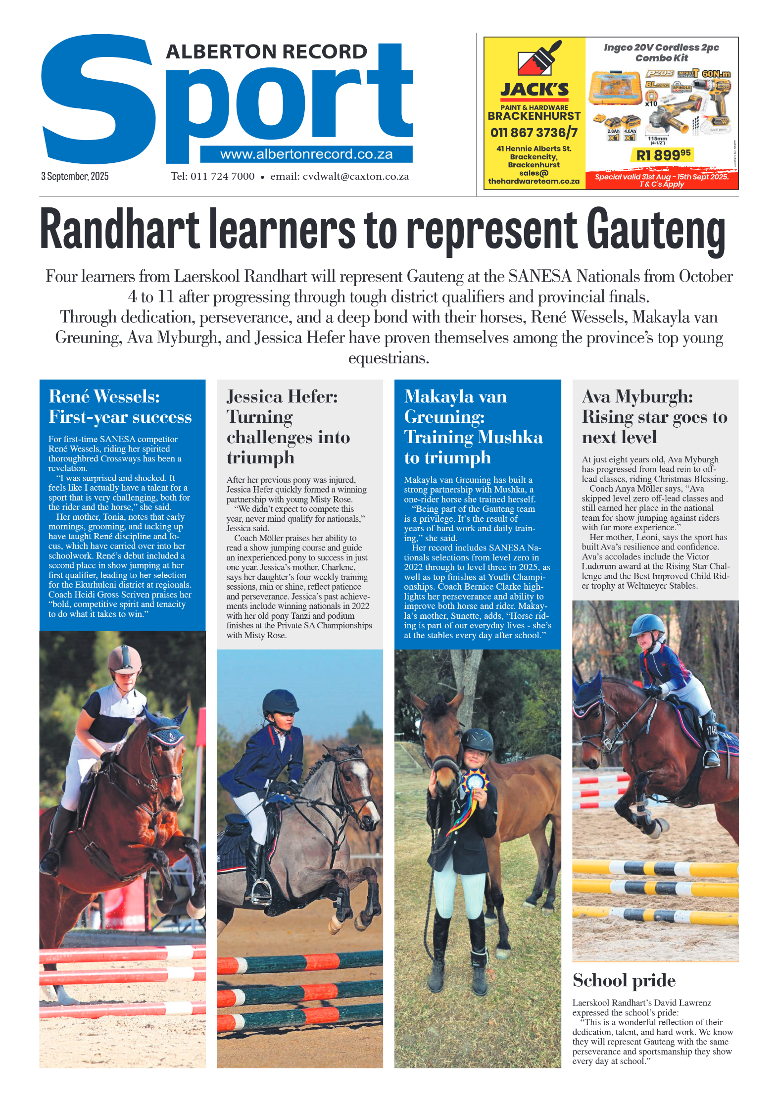 Alberton Record 3 September 2025 page 8