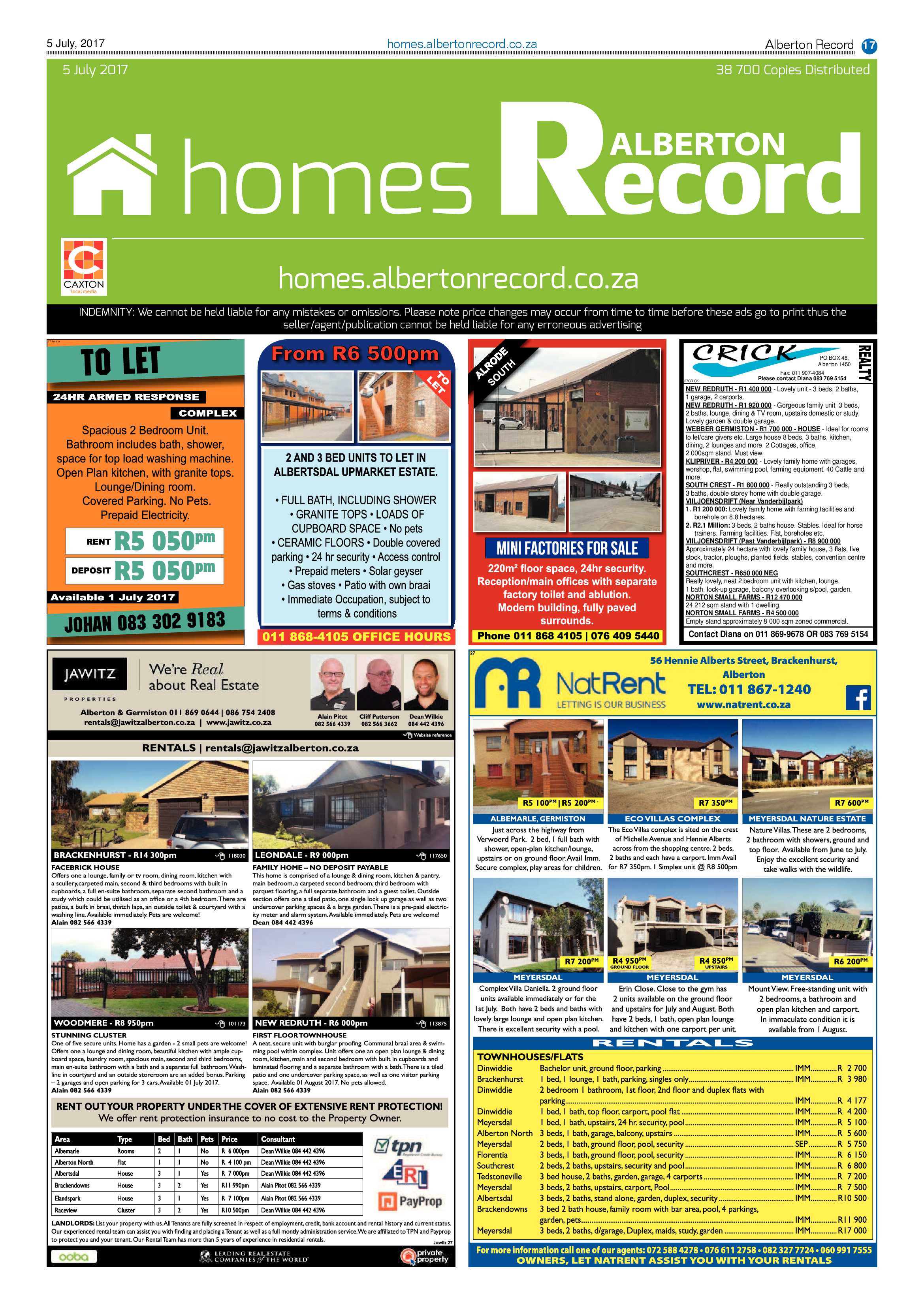 Alberton Record 4 July 2017 page 17