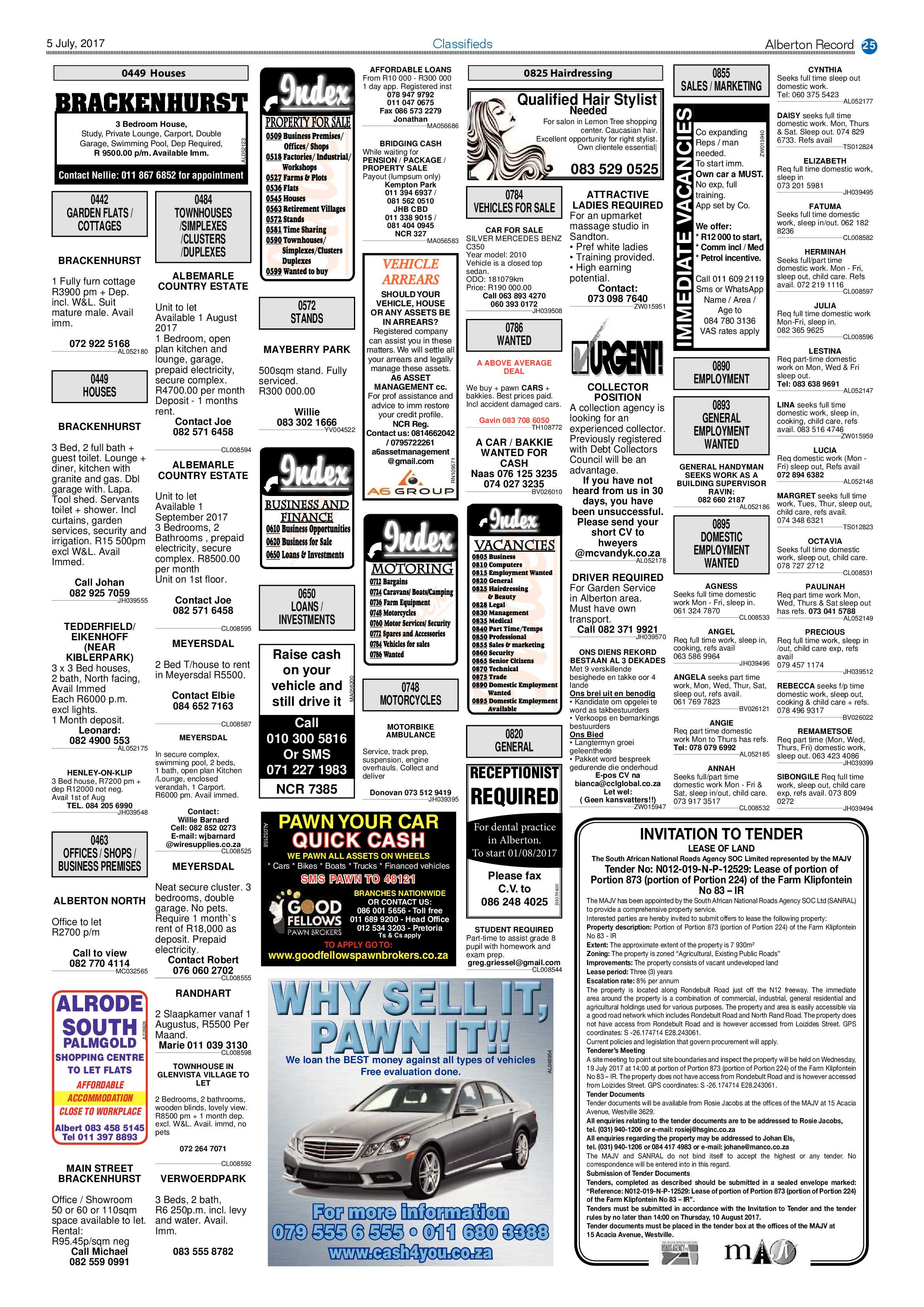 Alberton Record 4 July 2017 page 25