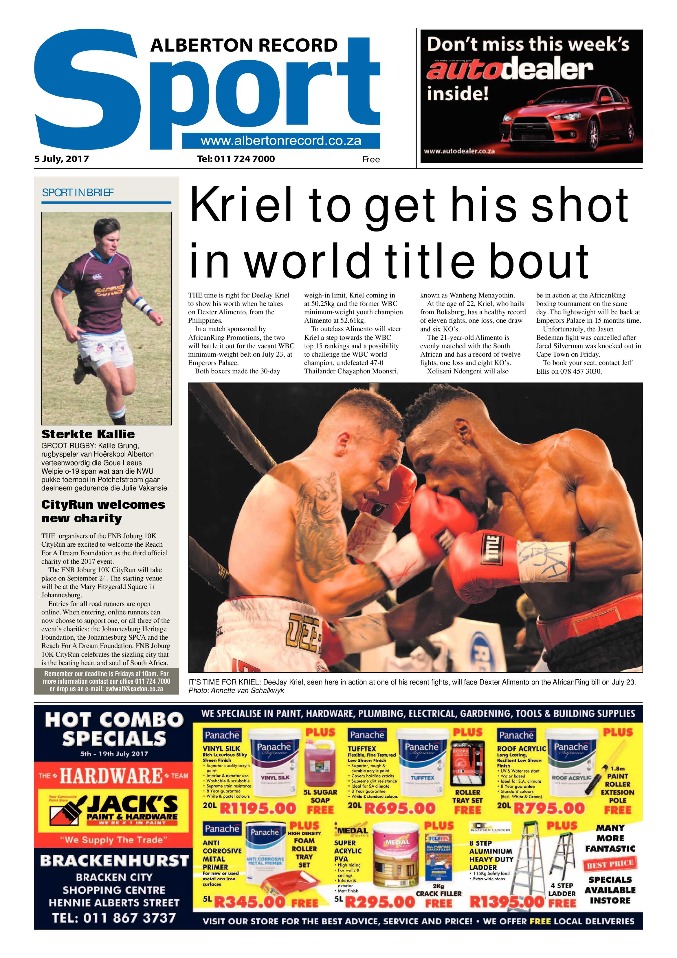 Alberton Record 4 July 2017 page 28