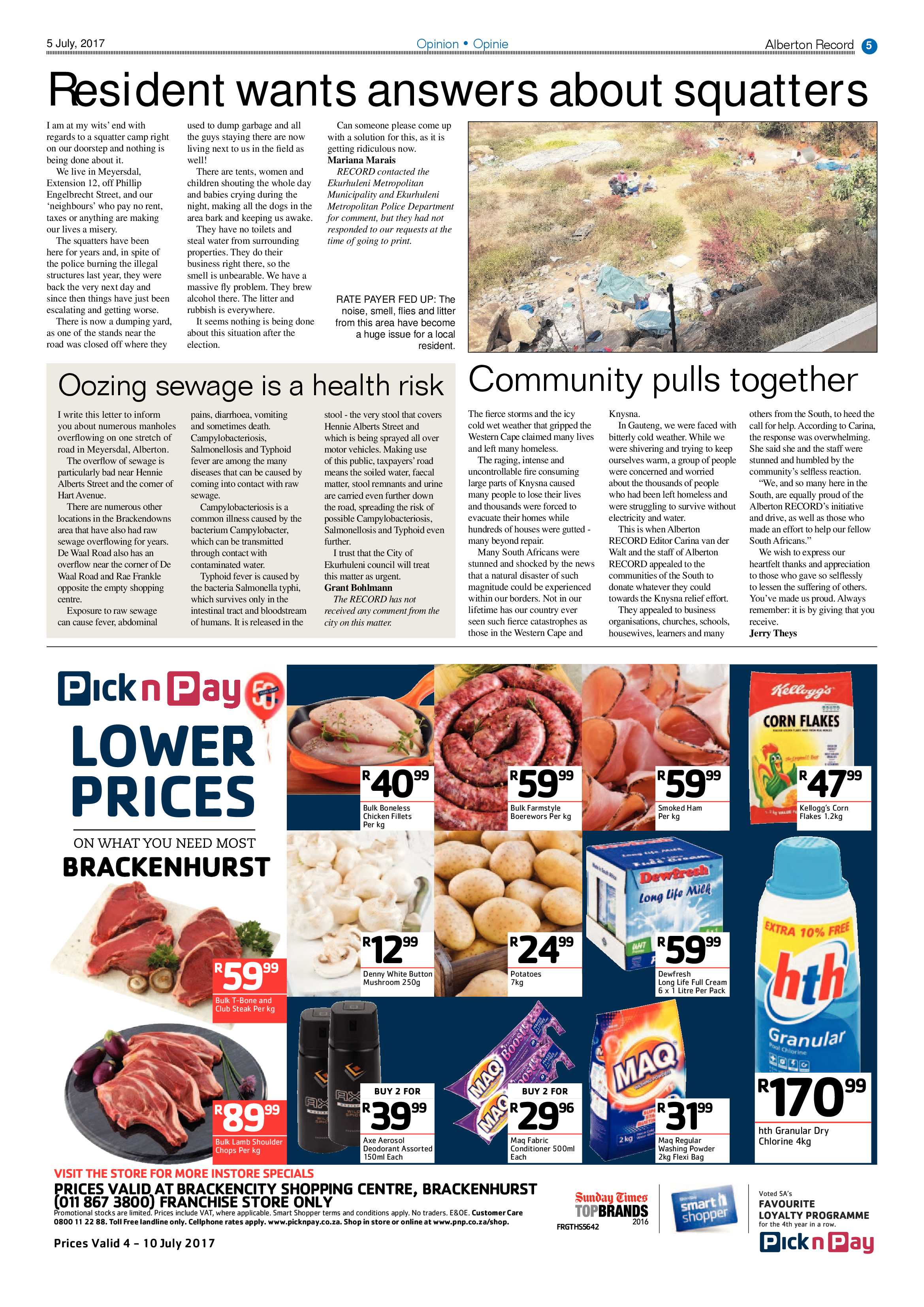 Alberton Record 4 July 2017 page 5