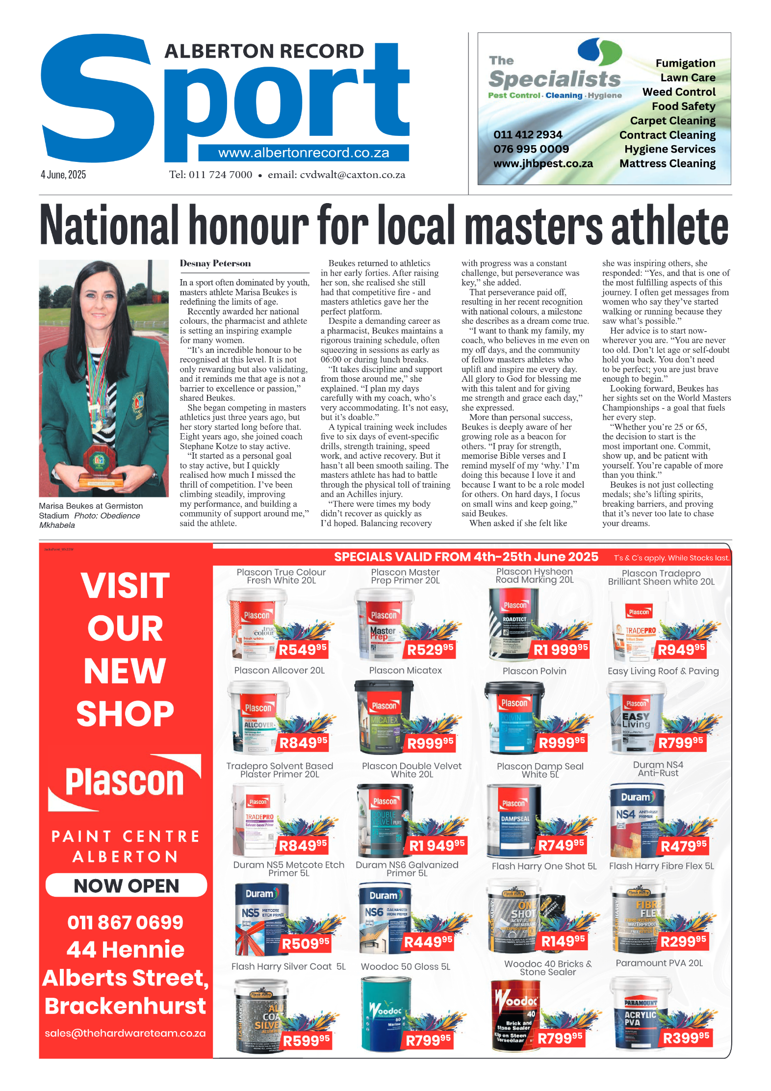 Alberton Record 4 June 2025 page 12