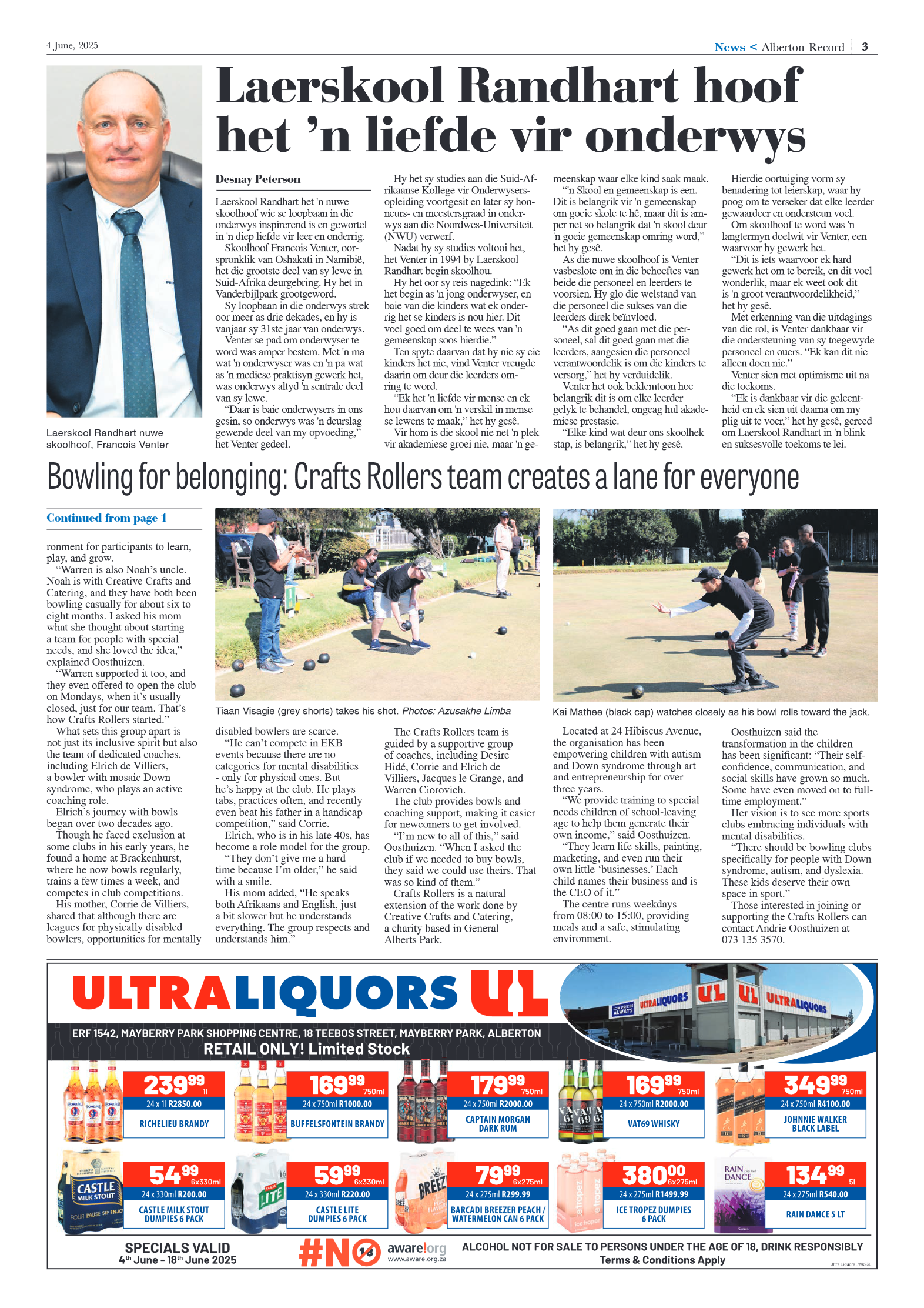 Alberton Record 4 June 2025 page 3