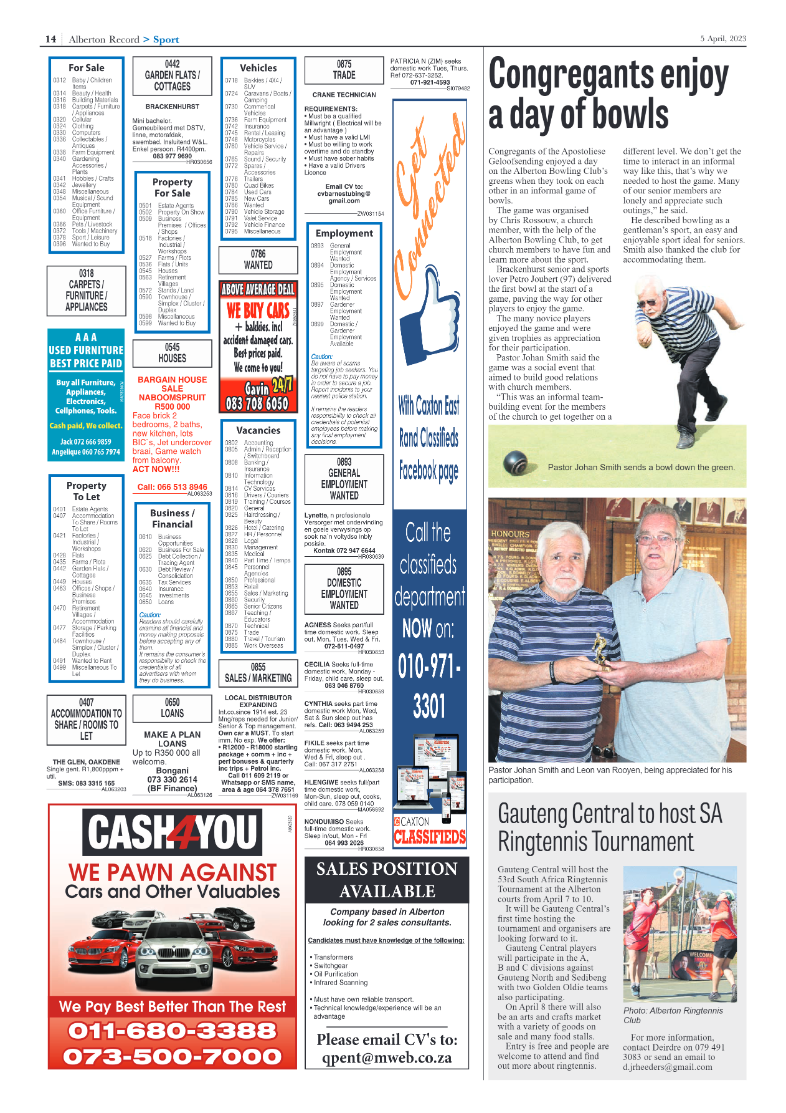 Alberton Record 5 April 2023 page 14