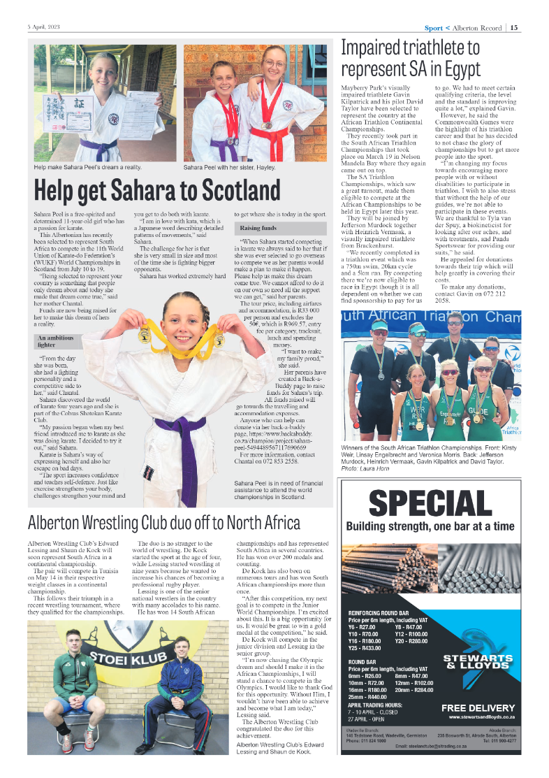 Alberton Record 5 April 2023 page 15