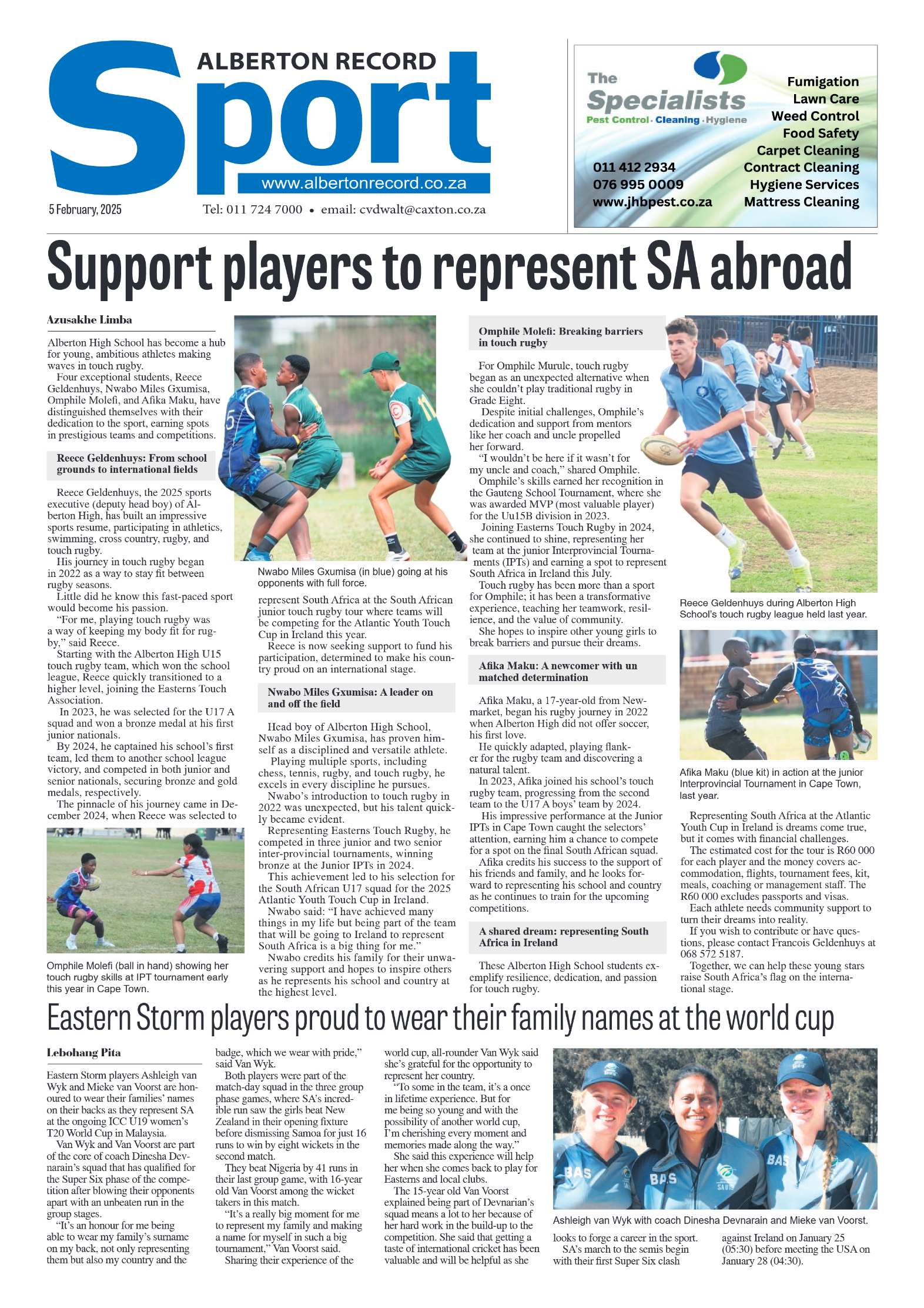 Alberton Record 5 February 2025 page 12